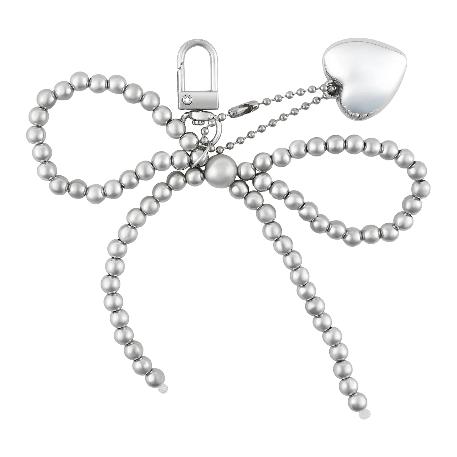 A Bow-Crush Silver Bag Charm - Image 3