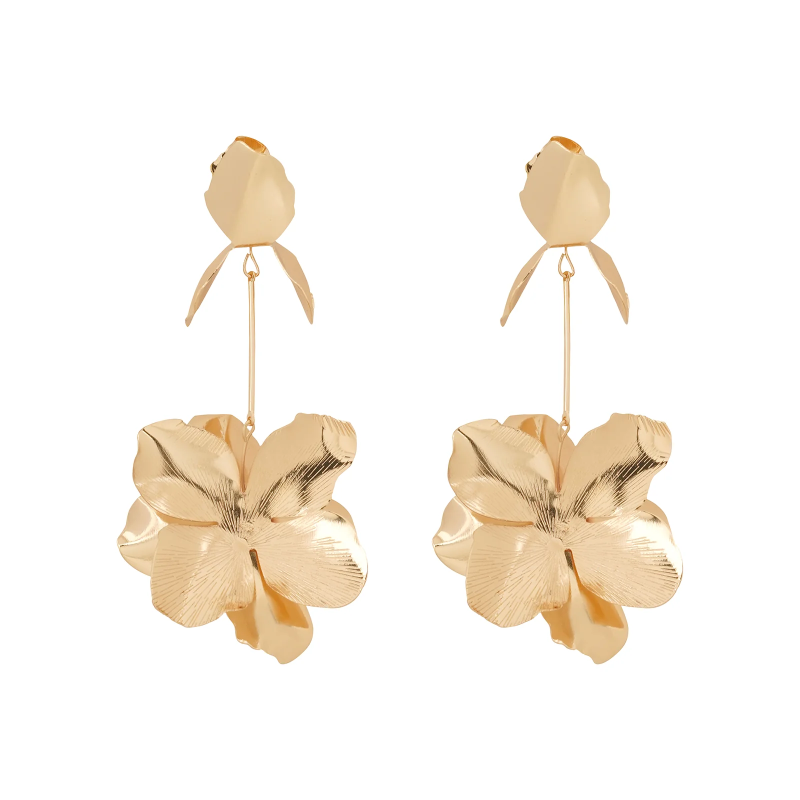Aconitum Gold Earrings - Image 3