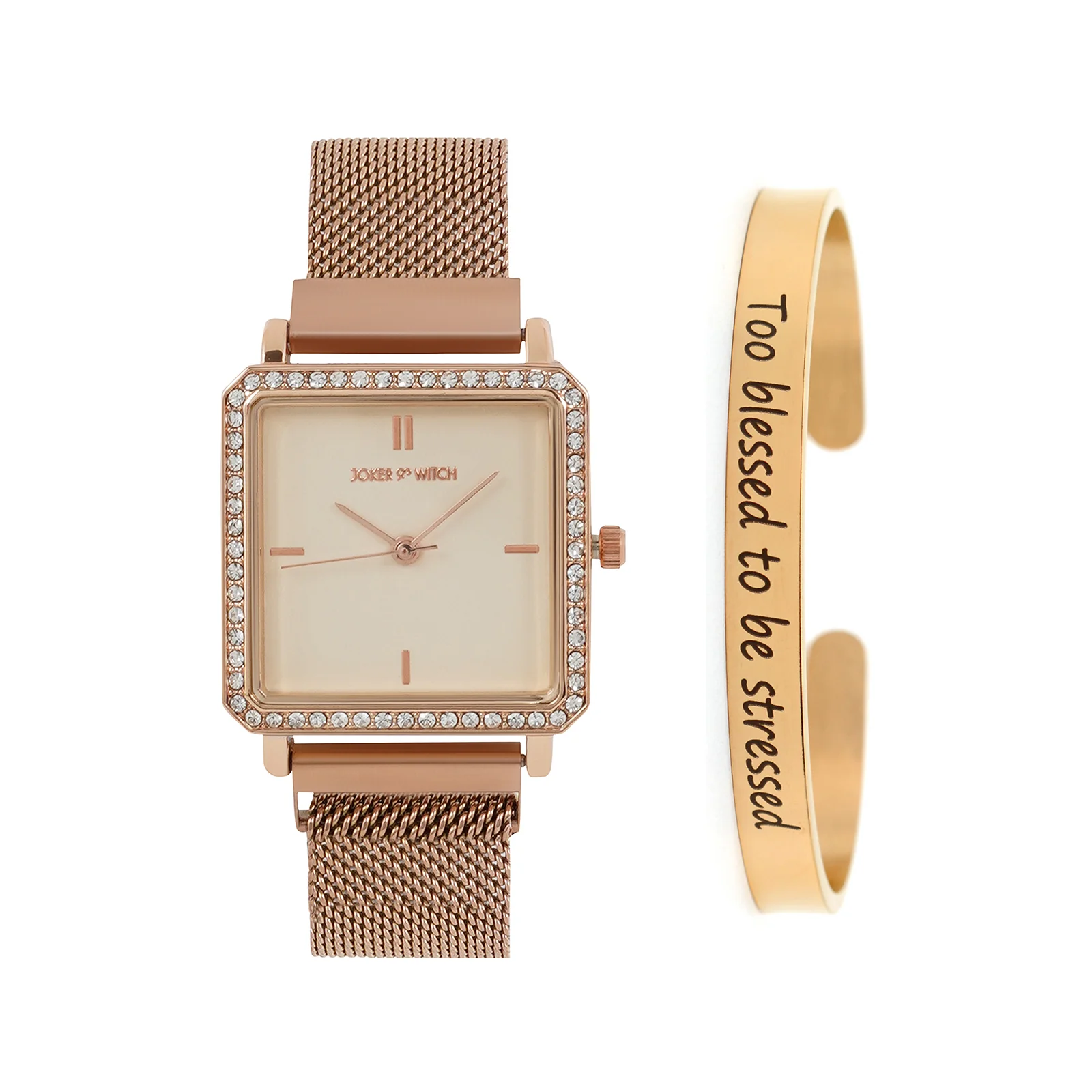 Adelaide Rosegold Watch Bracelet Stack - Image 8