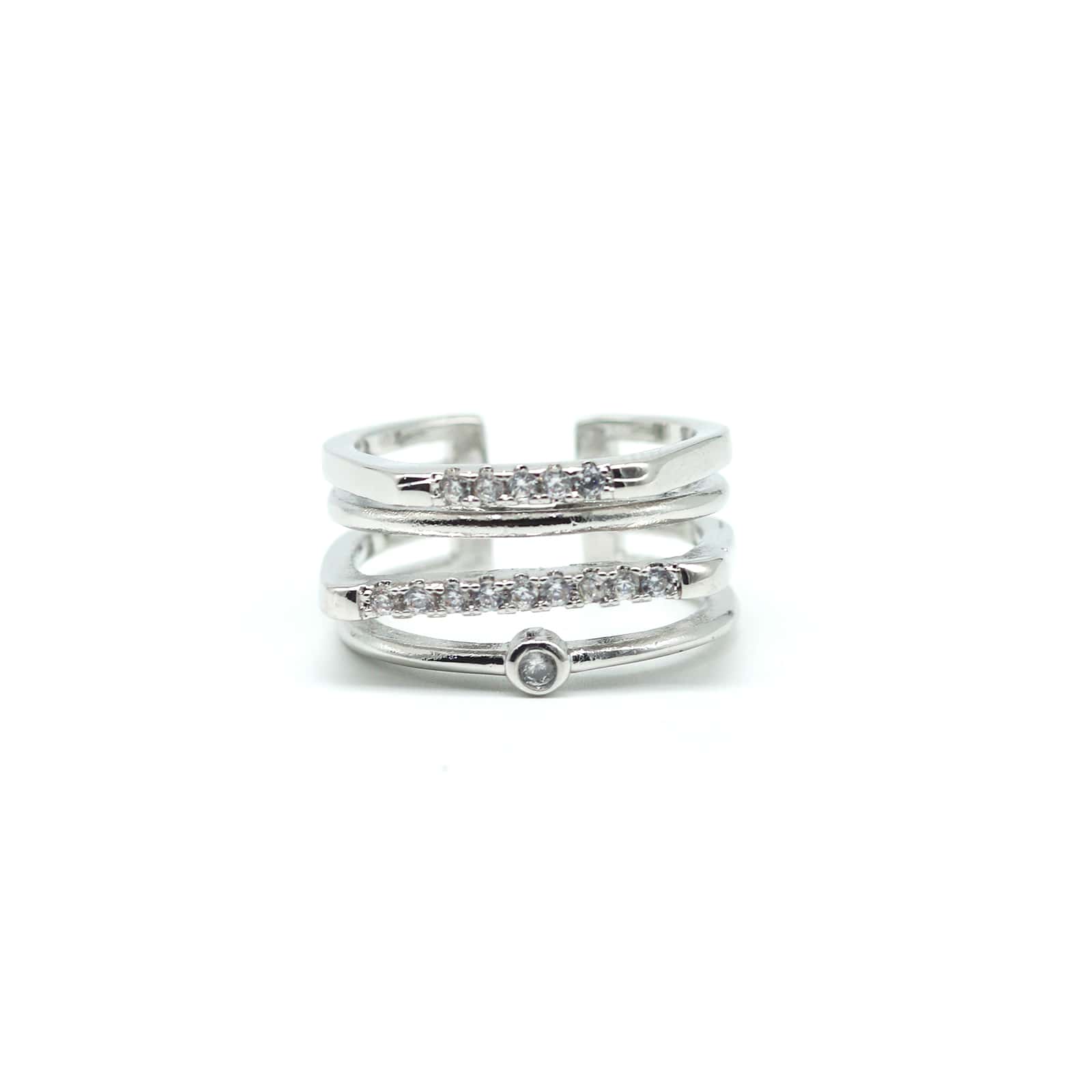 Admire Rose Gold & Silver Love Triangle - Image 4