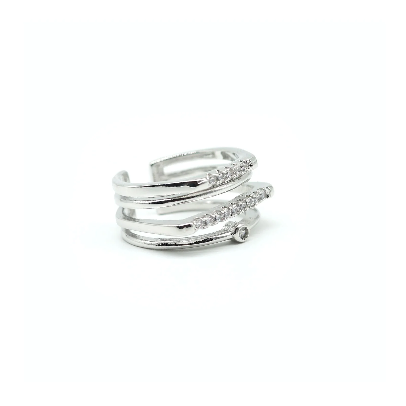 Admire Rose Gold & Silver Love Triangle - Image 5