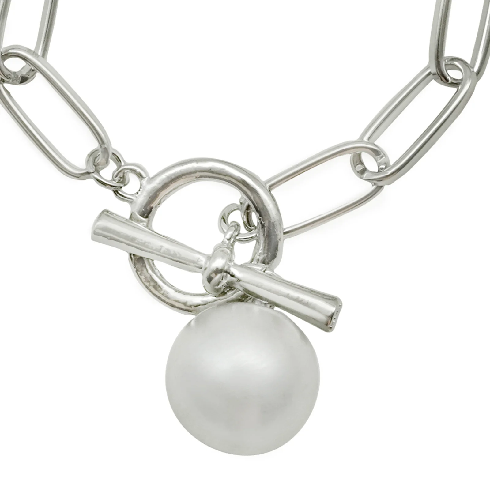 Adored Chain Link Silver Bracelet - Image 3