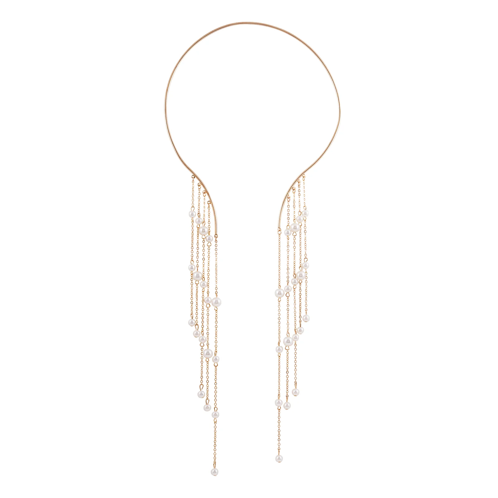 Aegle Golden Pearl Necklace - Image 3