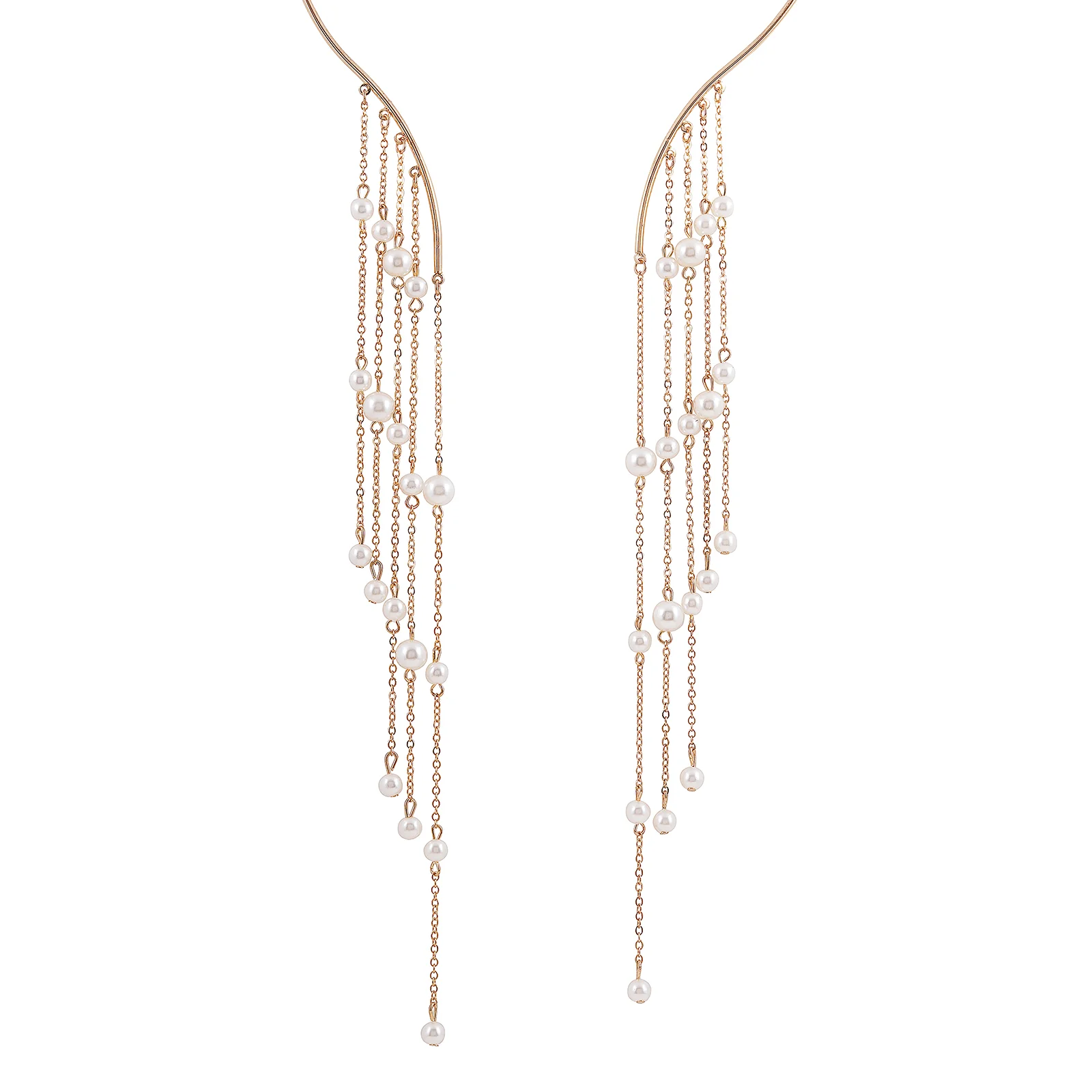 Aegle Golden Pearl Necklace - Image 4