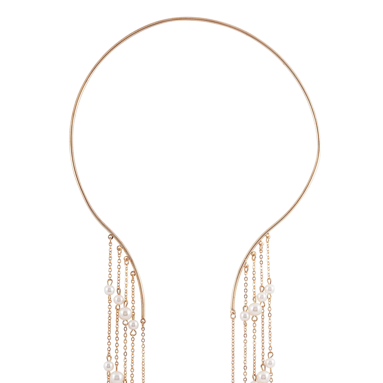 Aegle Golden Pearl Necklace - Image 5