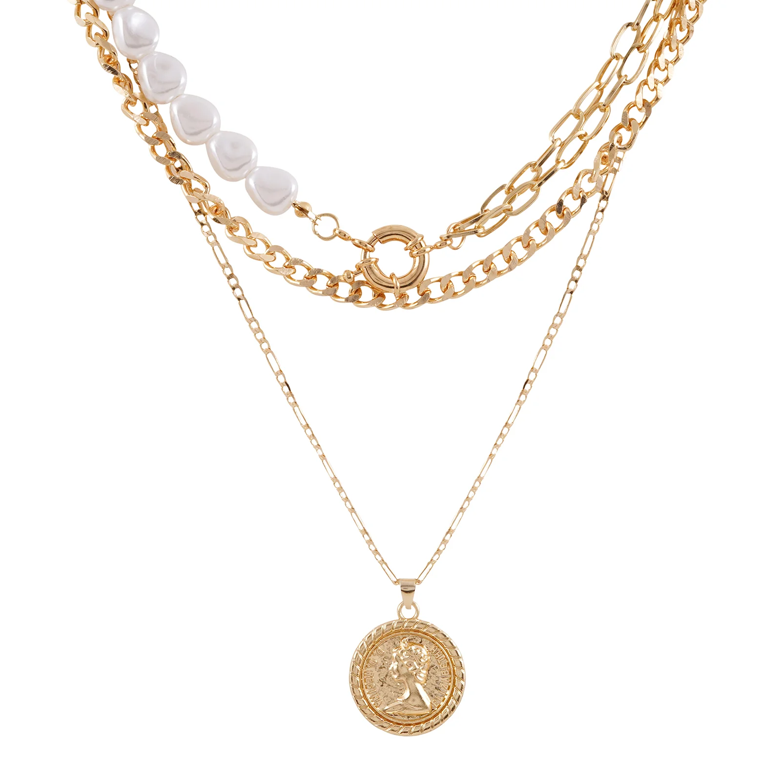 Aella Gold Necklace Set - Image 4