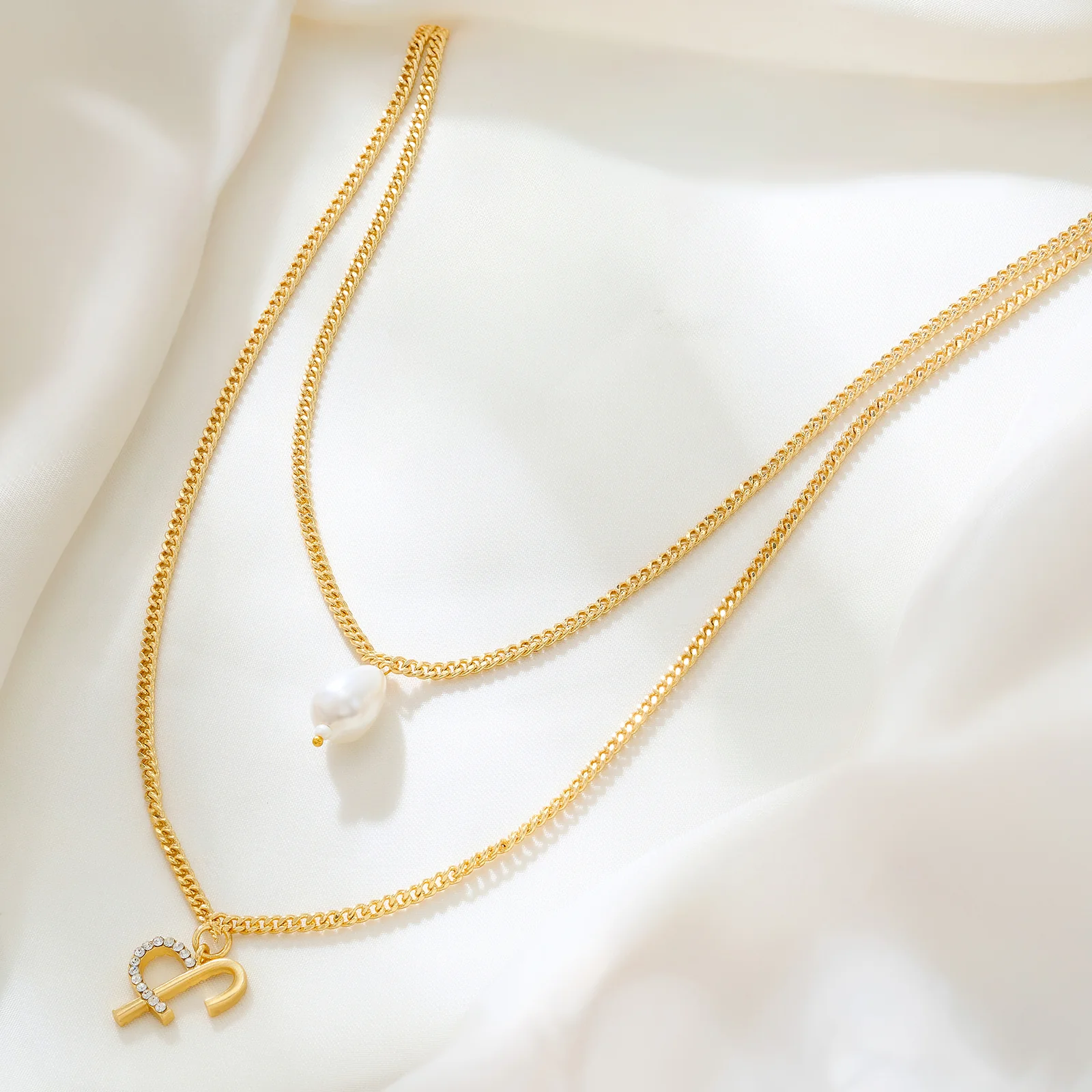 Aetheria Monogram Gold Necklace - Image 2