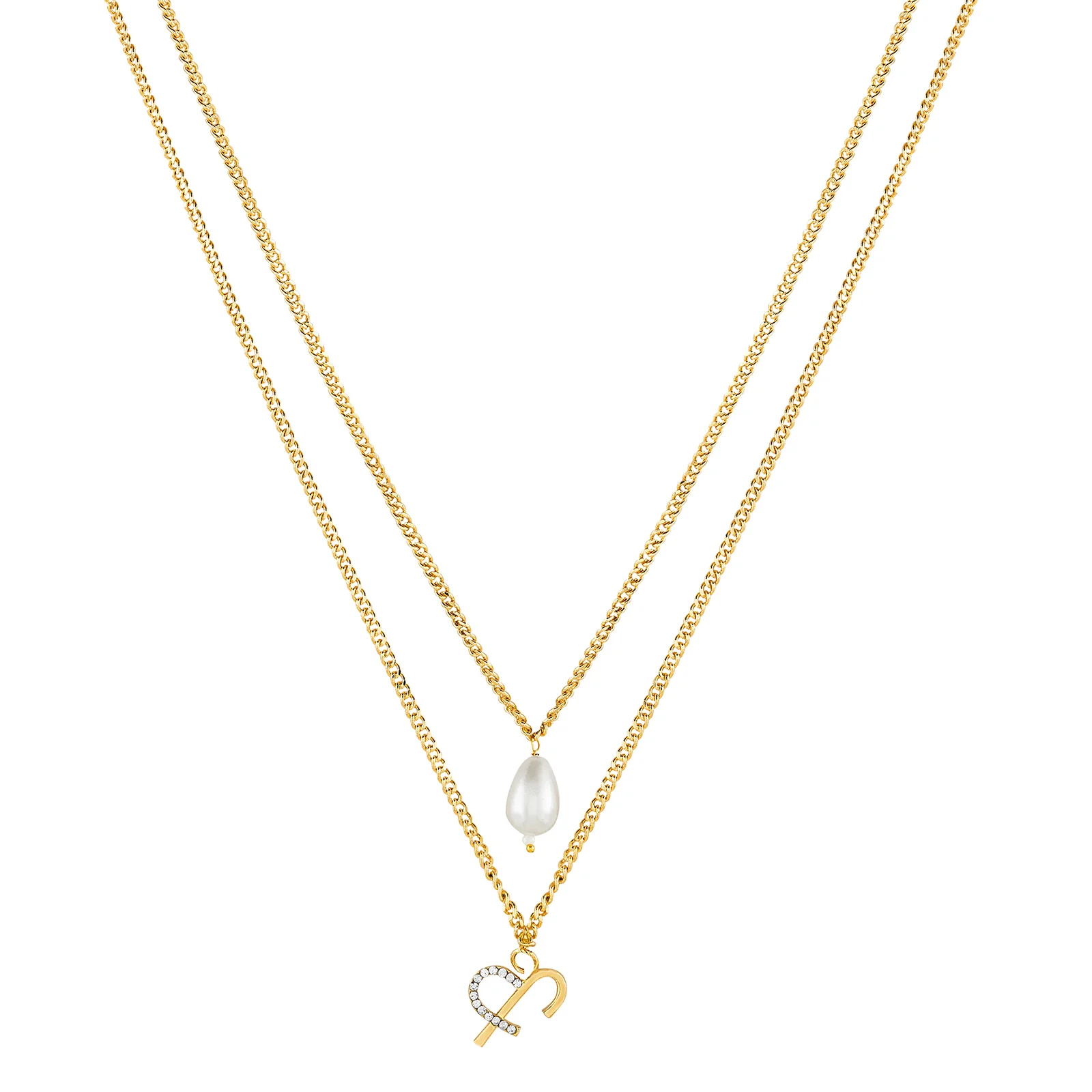Aetheria Monogram Gold Necklace - Image 4