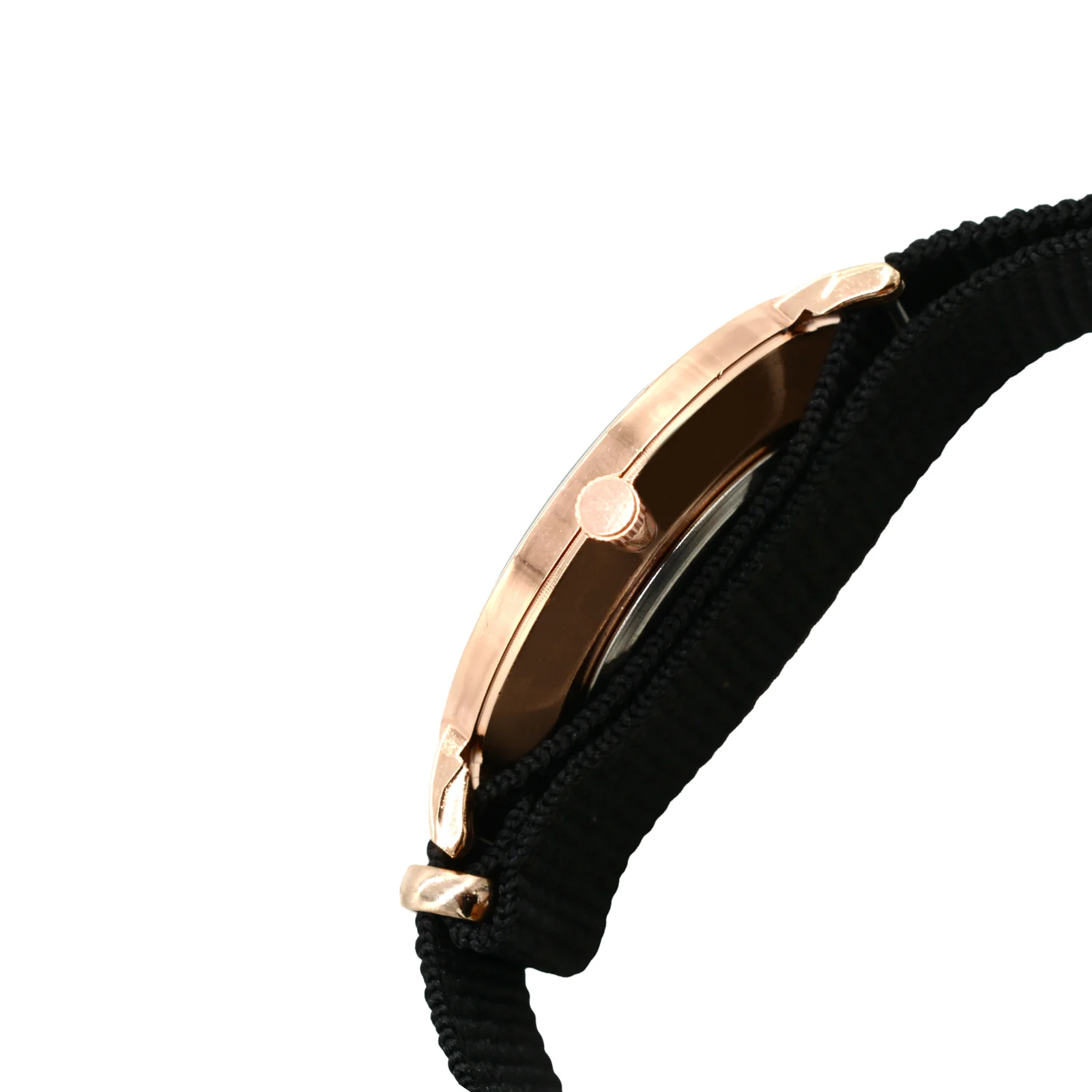 Aimee Black Large Dial Nato Strap Men's Watch - Image 4