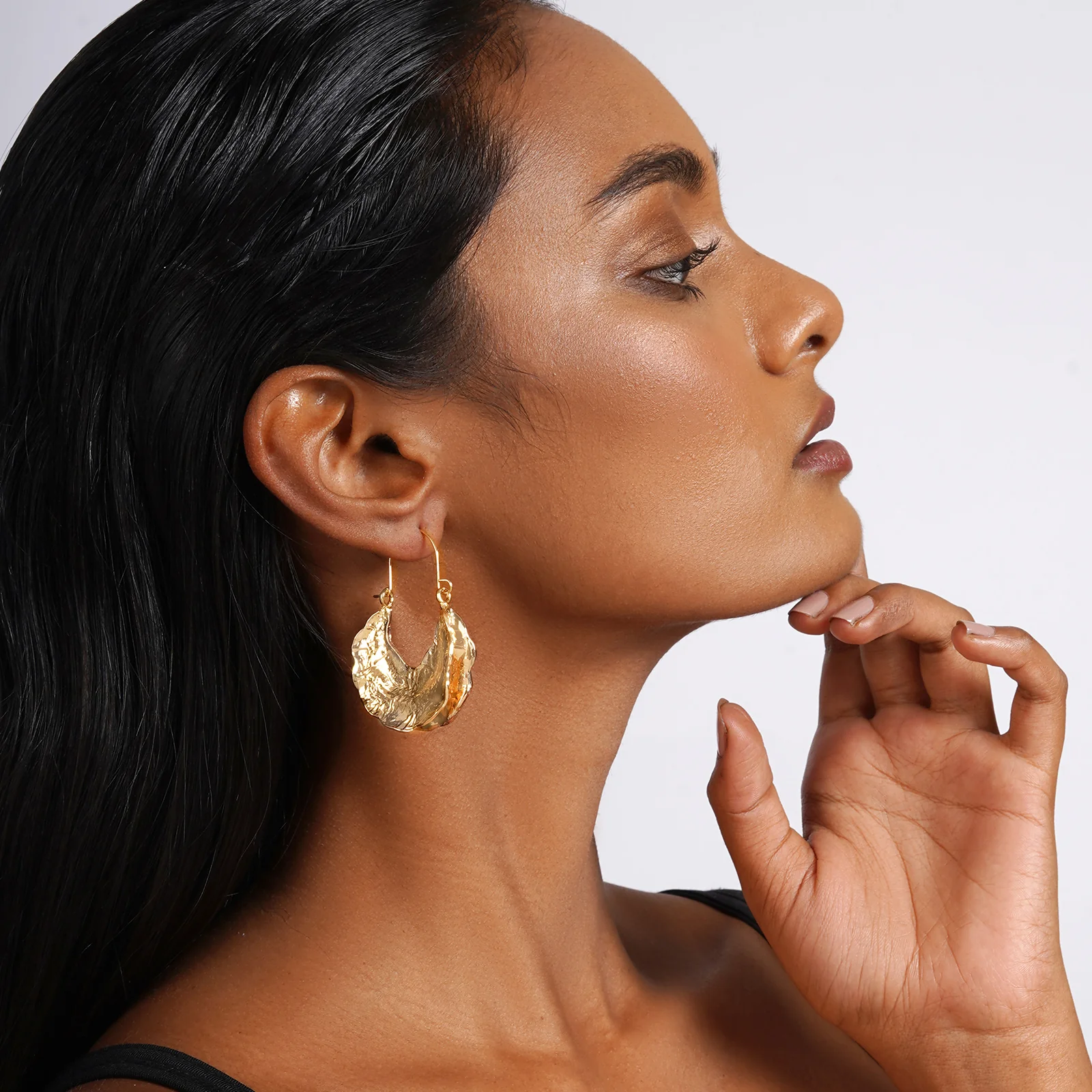 Ainsley Gold Earrings - Image 2