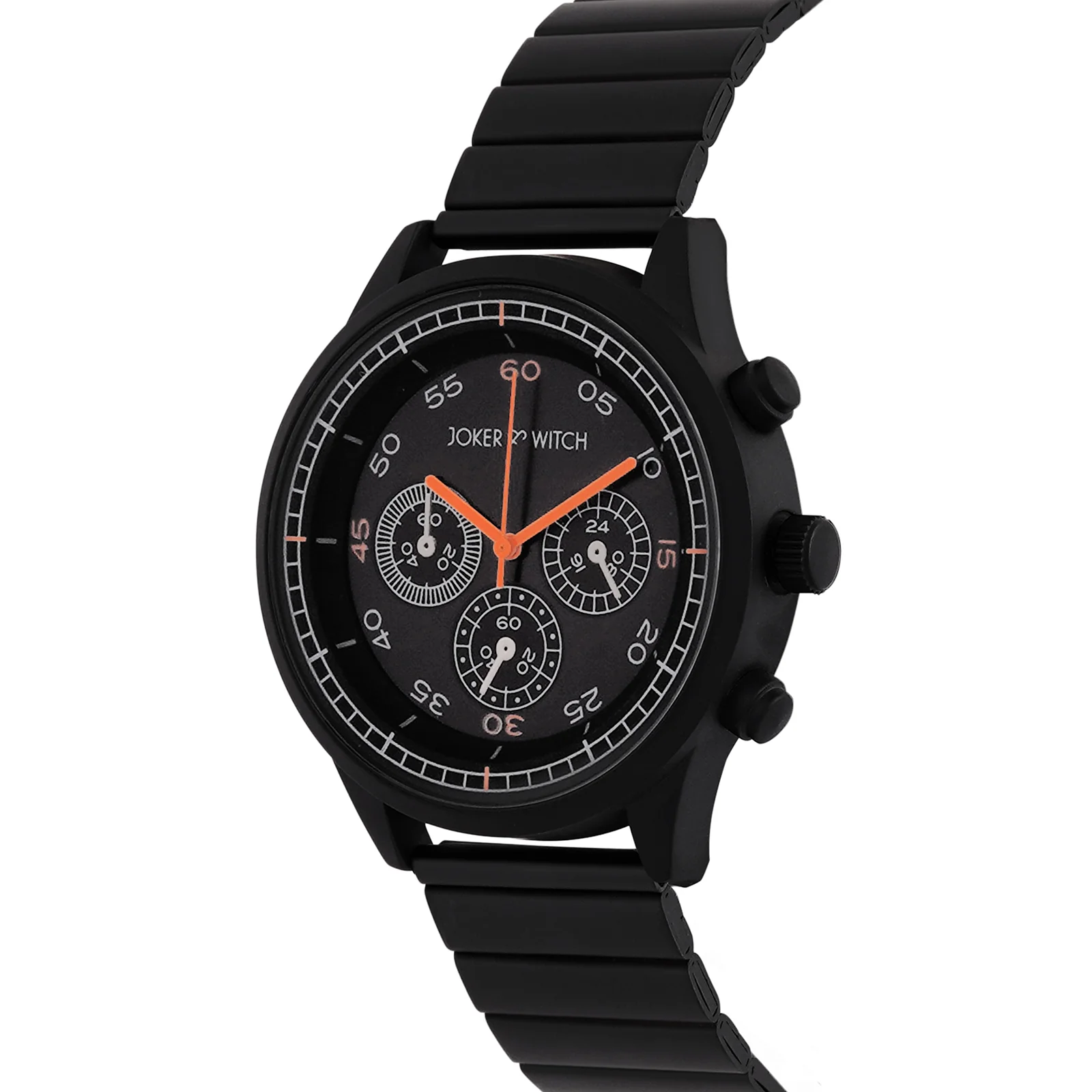 Aladar Black Large Dial Linked Chain Strap Men's Watch - Image 4