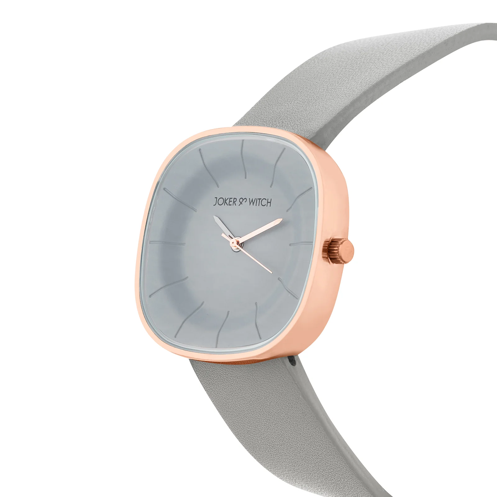 Albin Grey Large Square Dial PU Strap Women's Watch - Image 4