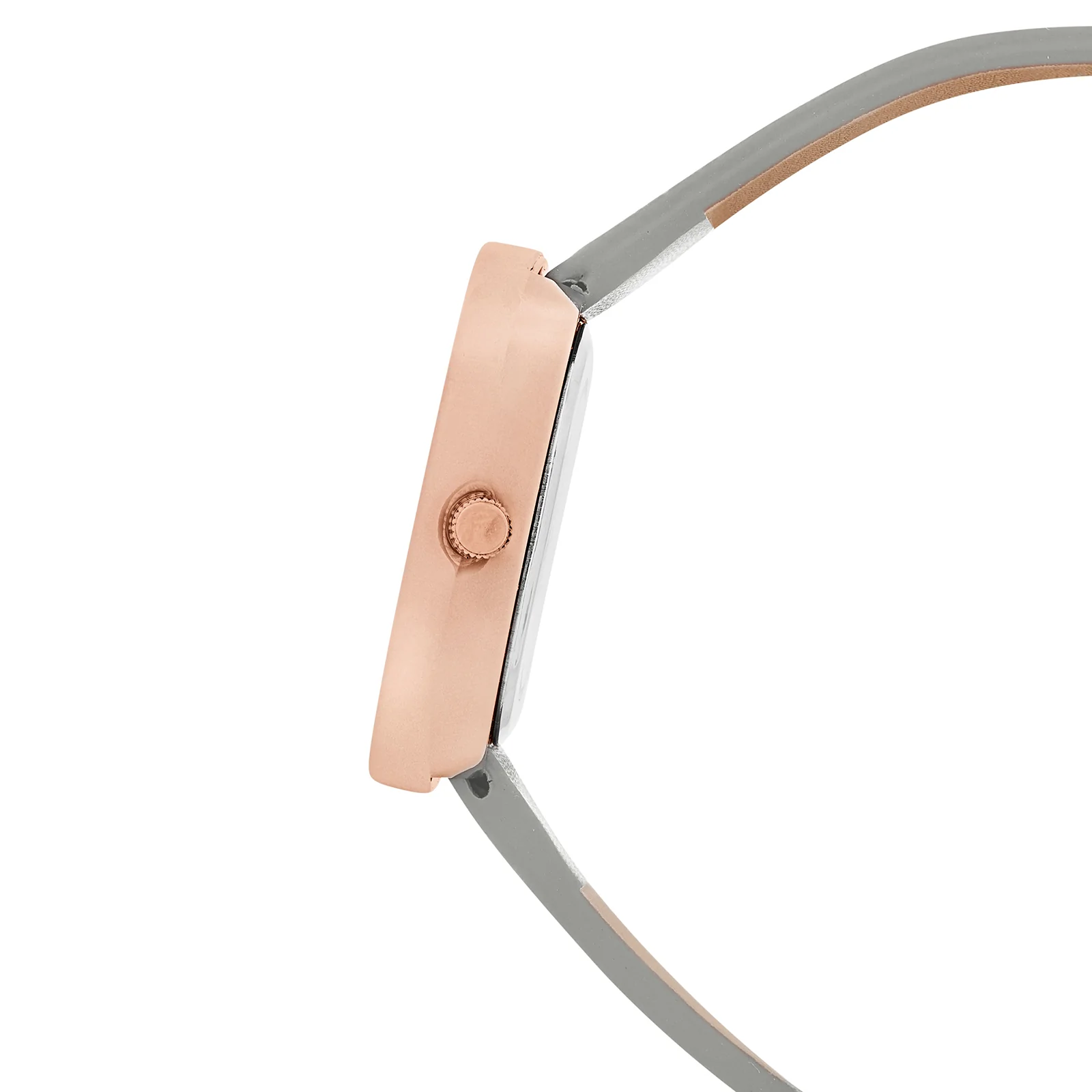 Albin Grey Large Square Dial PU Strap Women's Watch - Image 5
