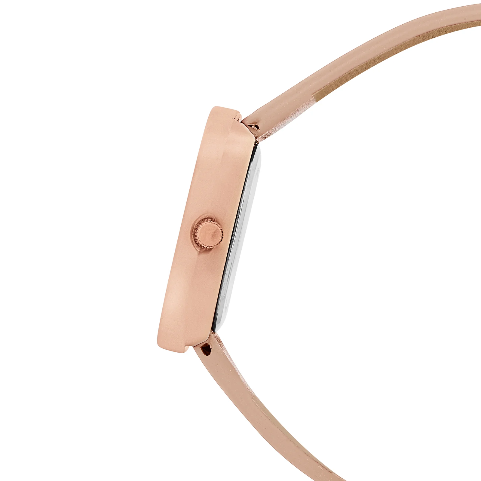 Albin Beige Large Square Dial PU Strap Women's Watch - Image 5