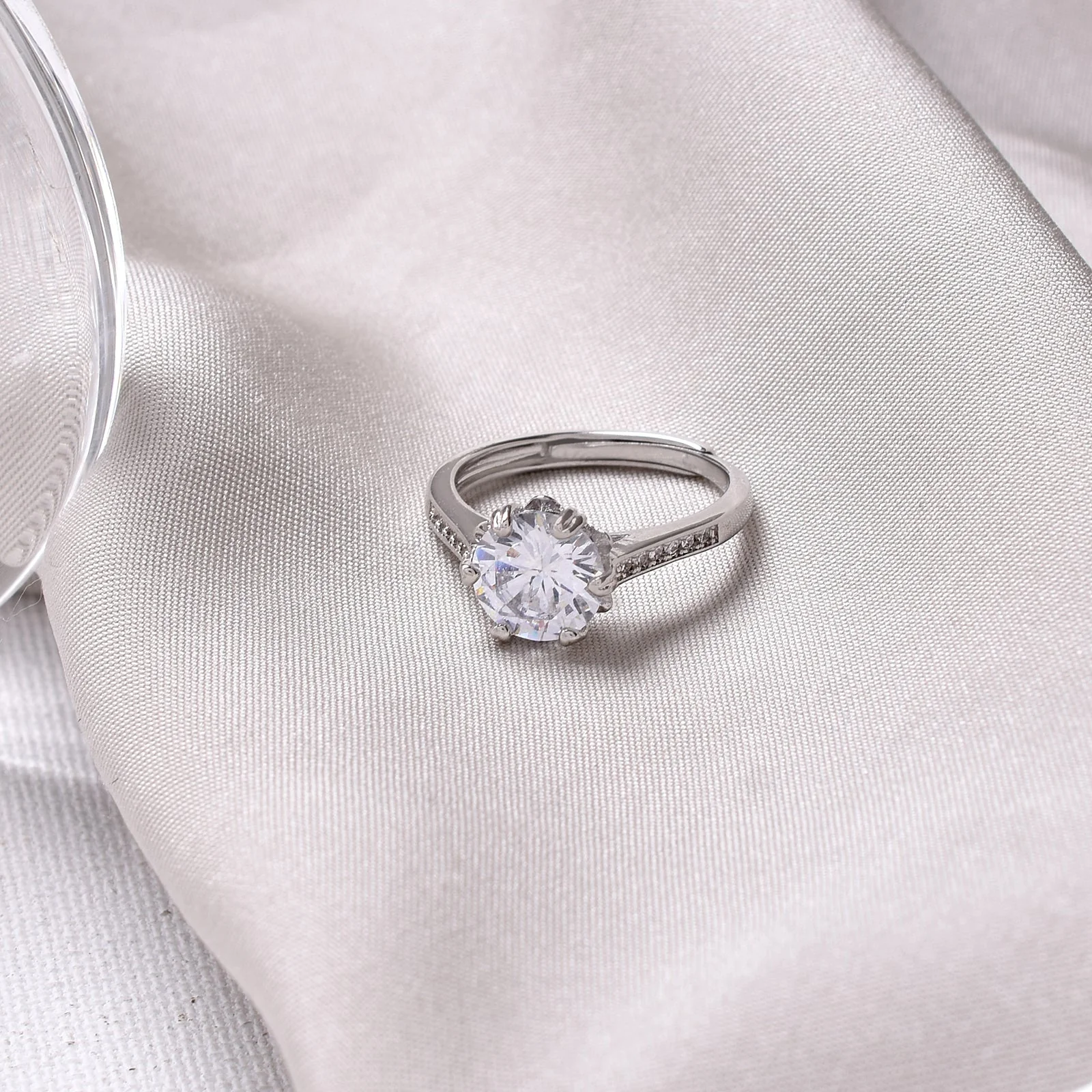 Aldrich Rhinestone Ring - Image 2