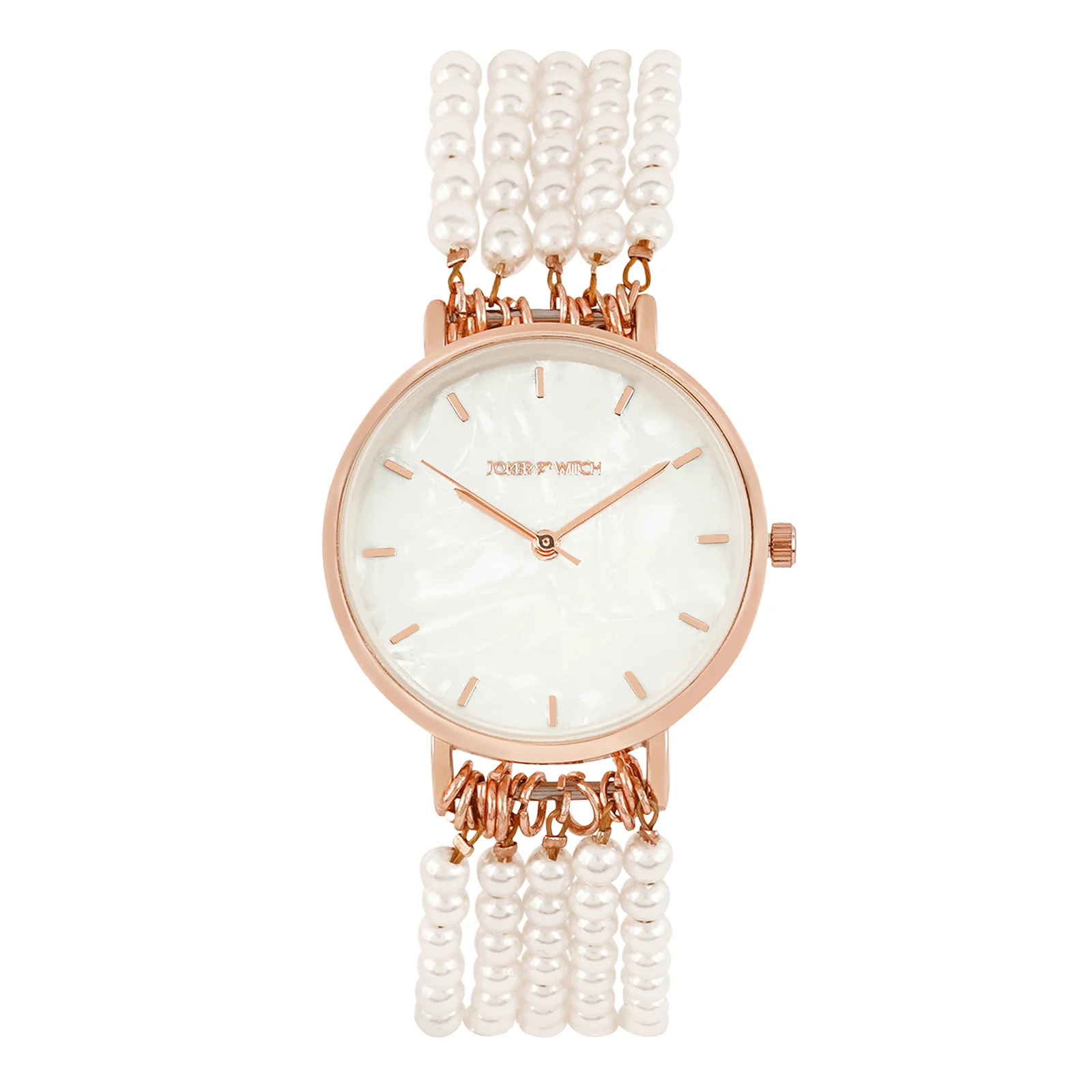 Alessandra White MOP Medium Dial Pearl Strap Women's Watch - Image 4