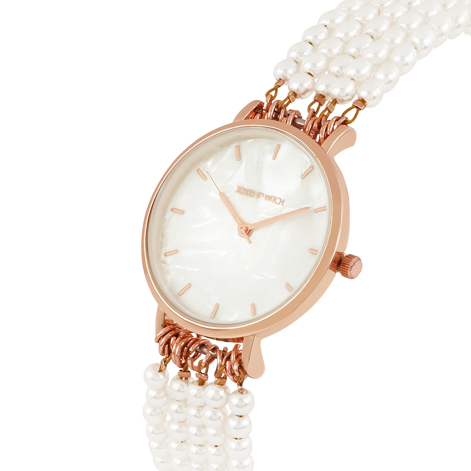 Alessandra White MOP Medium Dial Pearl Strap Women's Watch - Image 5