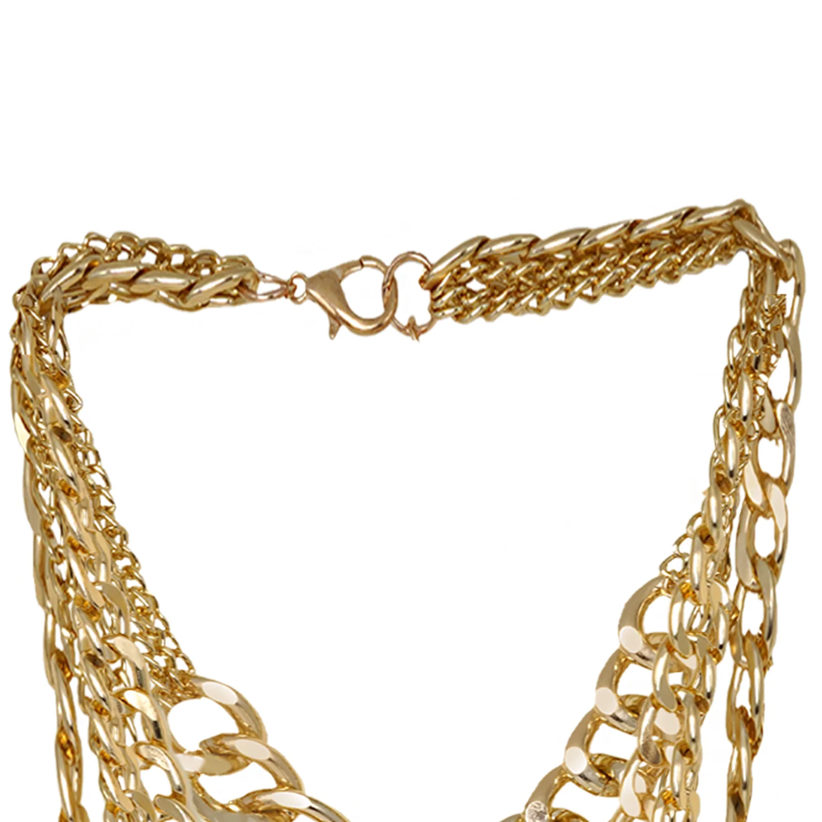 Alice Chain Link Gold Layered Necklace - Image 4