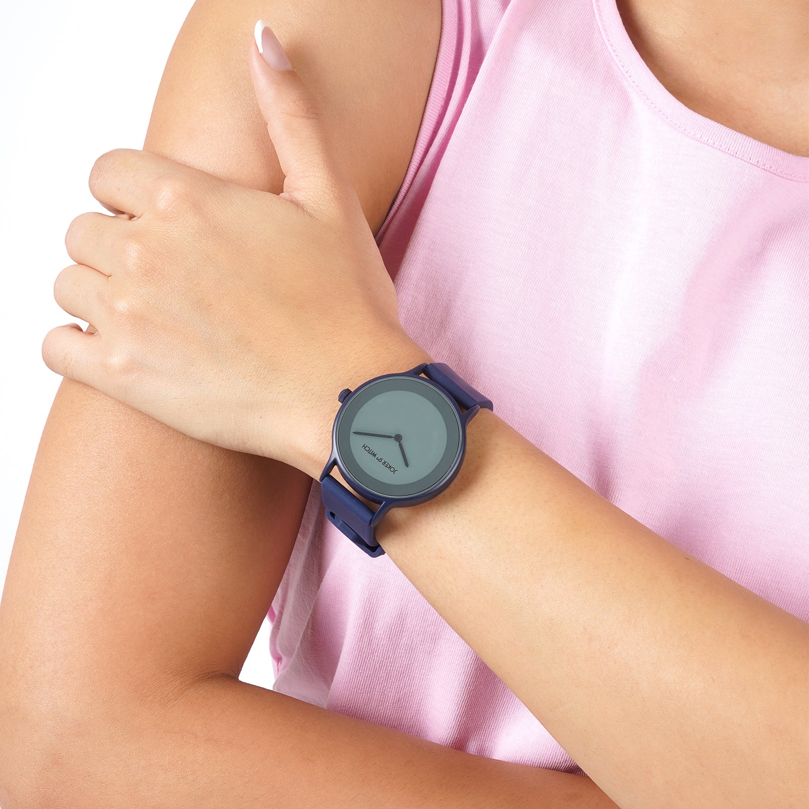 Alpine Blue Large Dial Silicone Strap Unisex Watch - Image 2