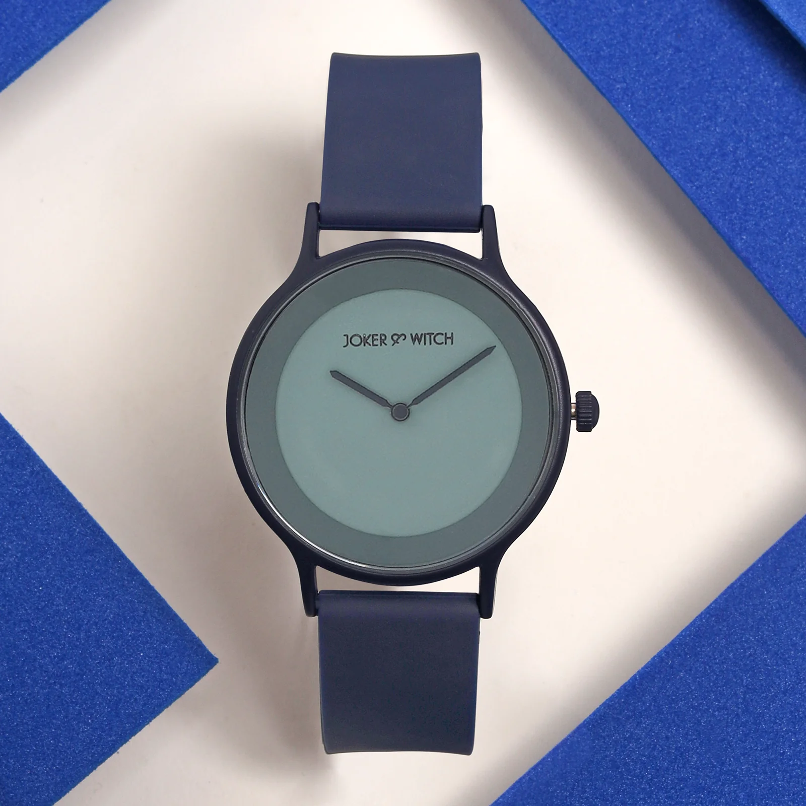 Alpine Blue Large Dial Silicone Strap Unisex Watch - Image 4