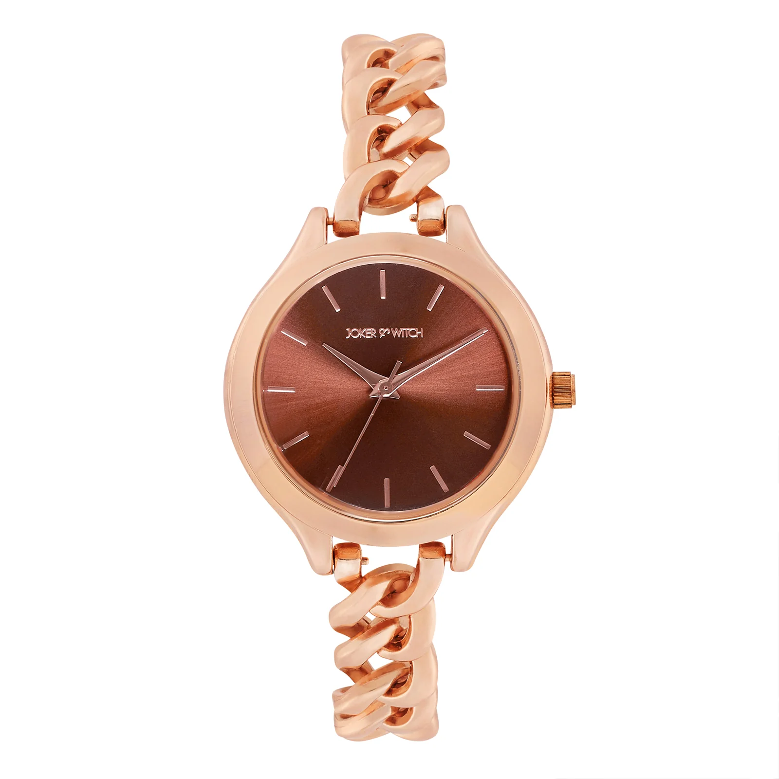 Althea Brown Medium Dial Rose Gold Bracelet Strap Women's Watch - Image 3