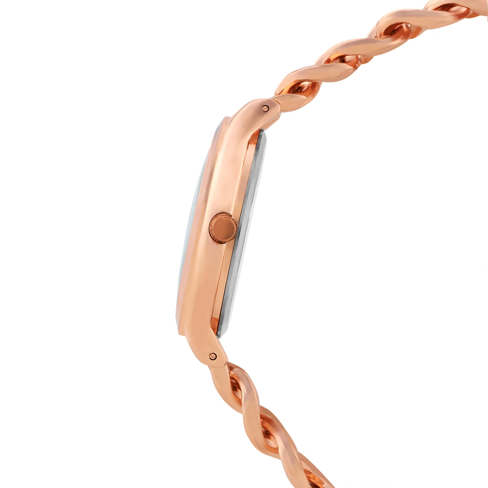 Althea Brown Medium Dial Rose Gold Bracelet Strap Women's Watch - Image 5