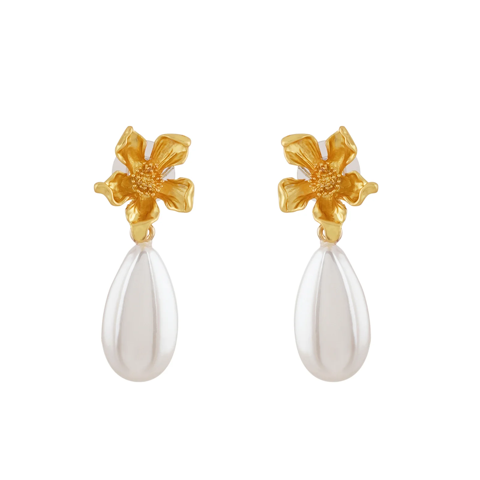 Amaryllis Gold Earrings - Image 3