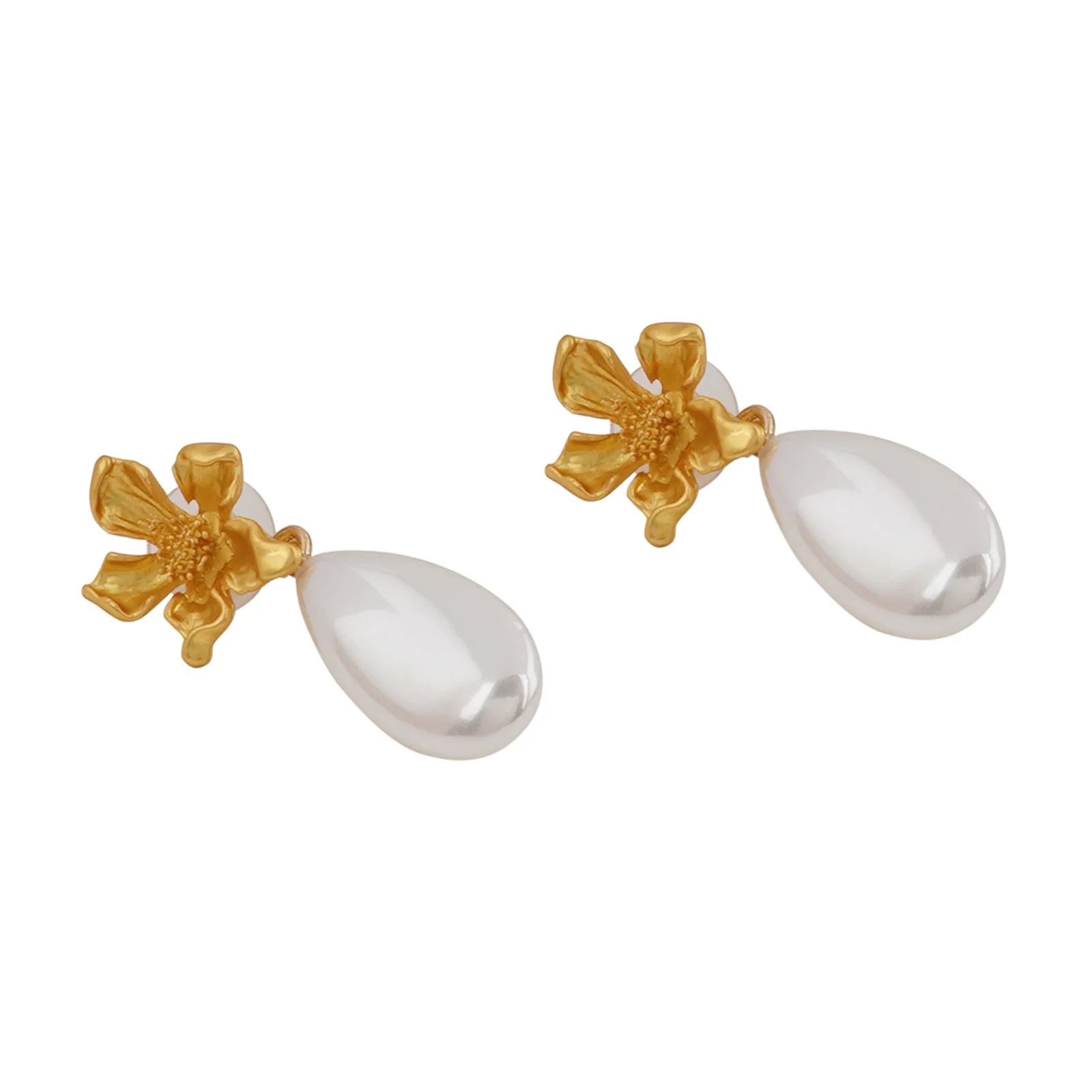 Amaryllis Gold Earrings - Image 4