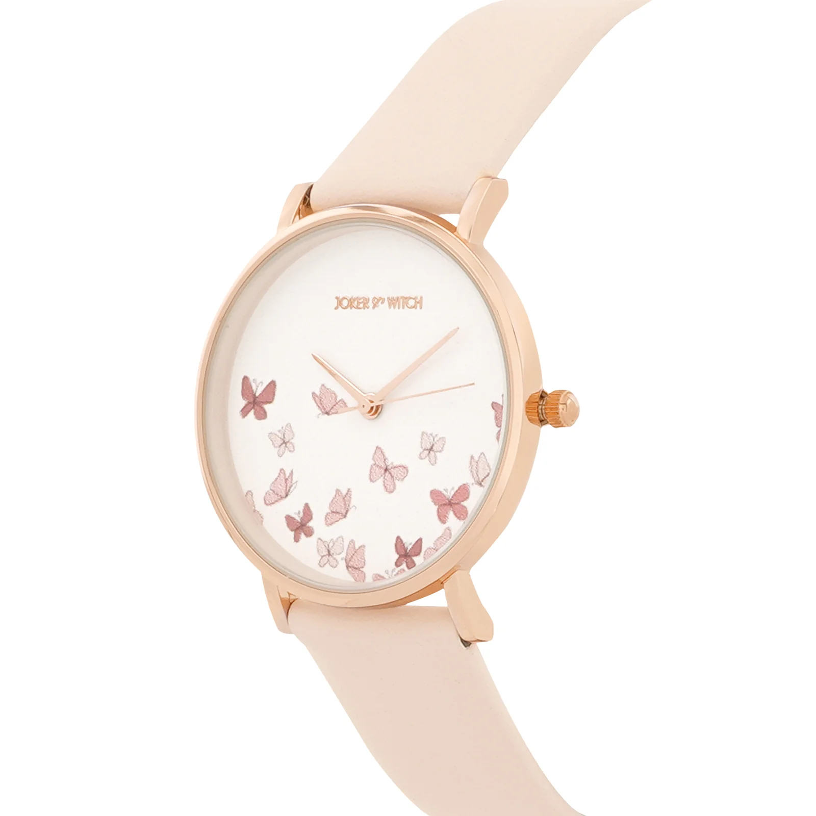 Printed Ambrosia White Medium Dial Beige PU Strap Women's Watch - Image 4