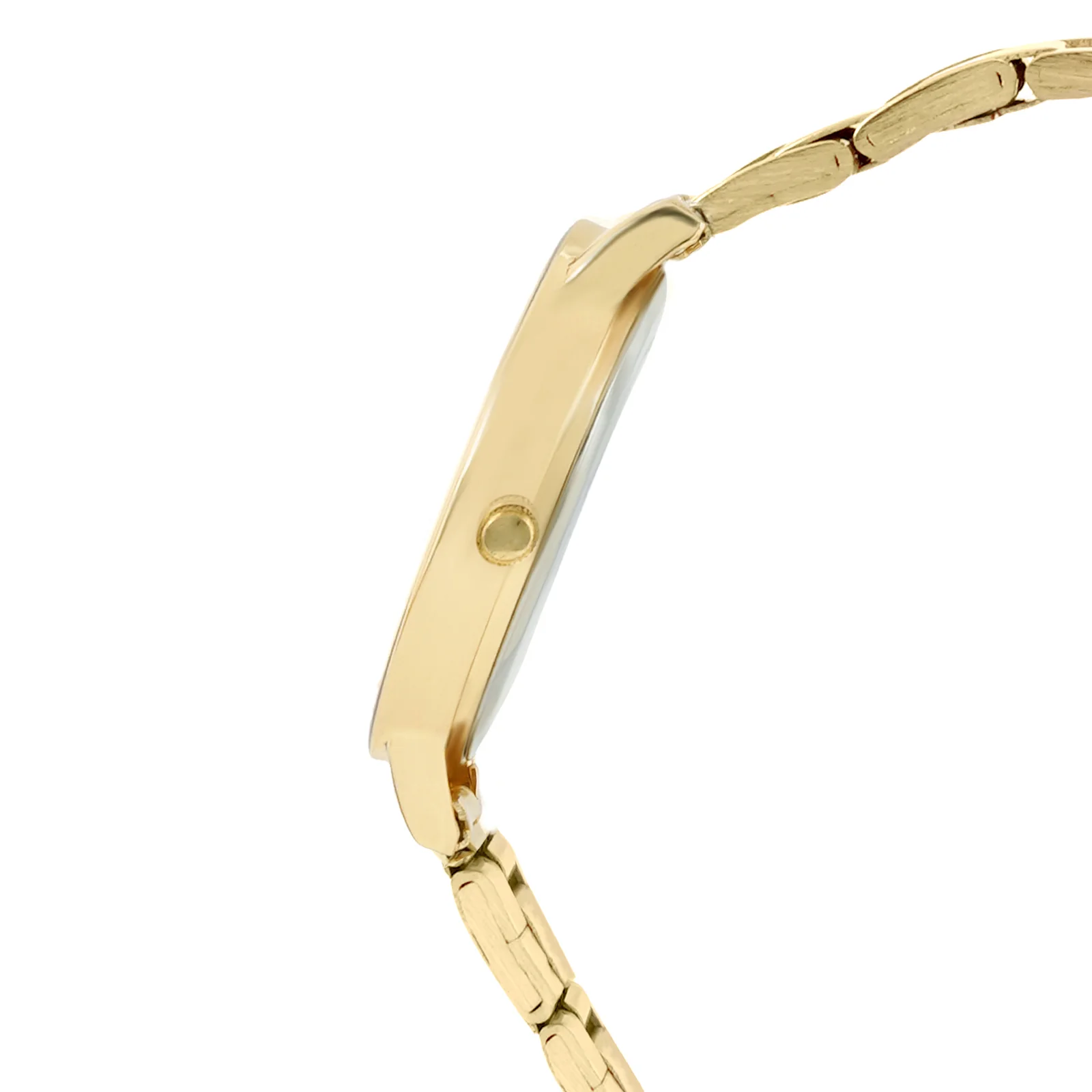 Amsterdam Taupe Medium Dial Gold Linked Chain Strap Women's Watch - Image 5