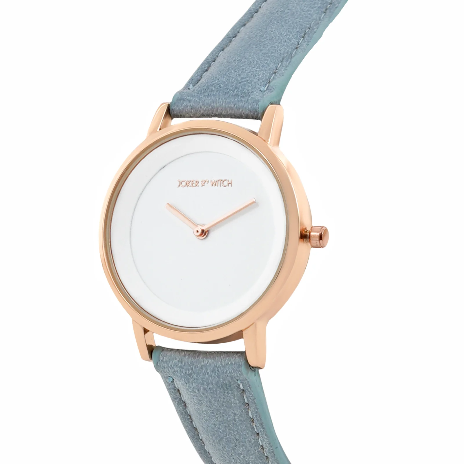 Amsterdam White Medium Dial Blue PU Strap Women's Watch - Image 4