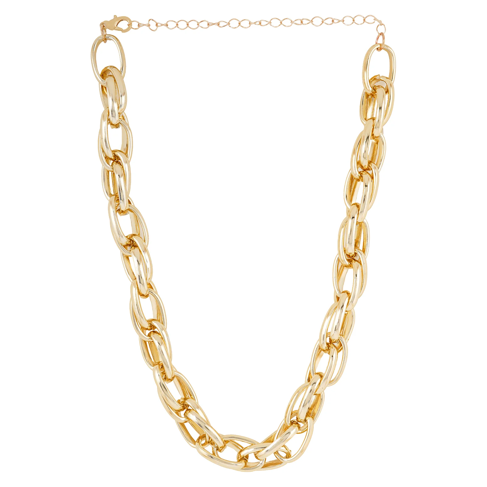 Anais Golden Twisted Chunky Necklace - Image 3