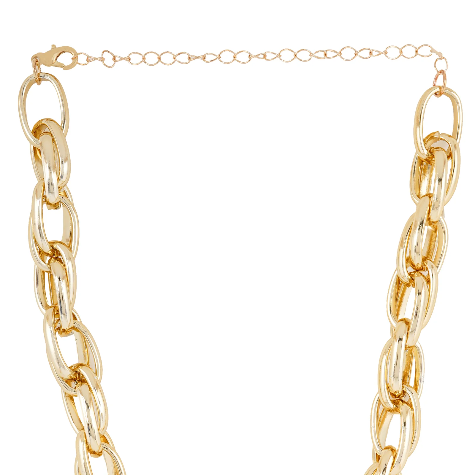 Anais Golden Twisted Chunky Necklace - Image 5