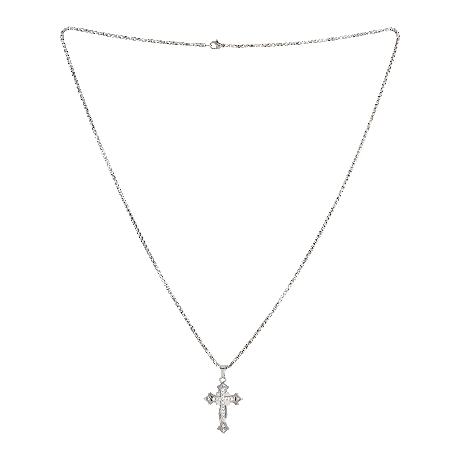 Anastasios Diamond Cross Necklace - Image 4