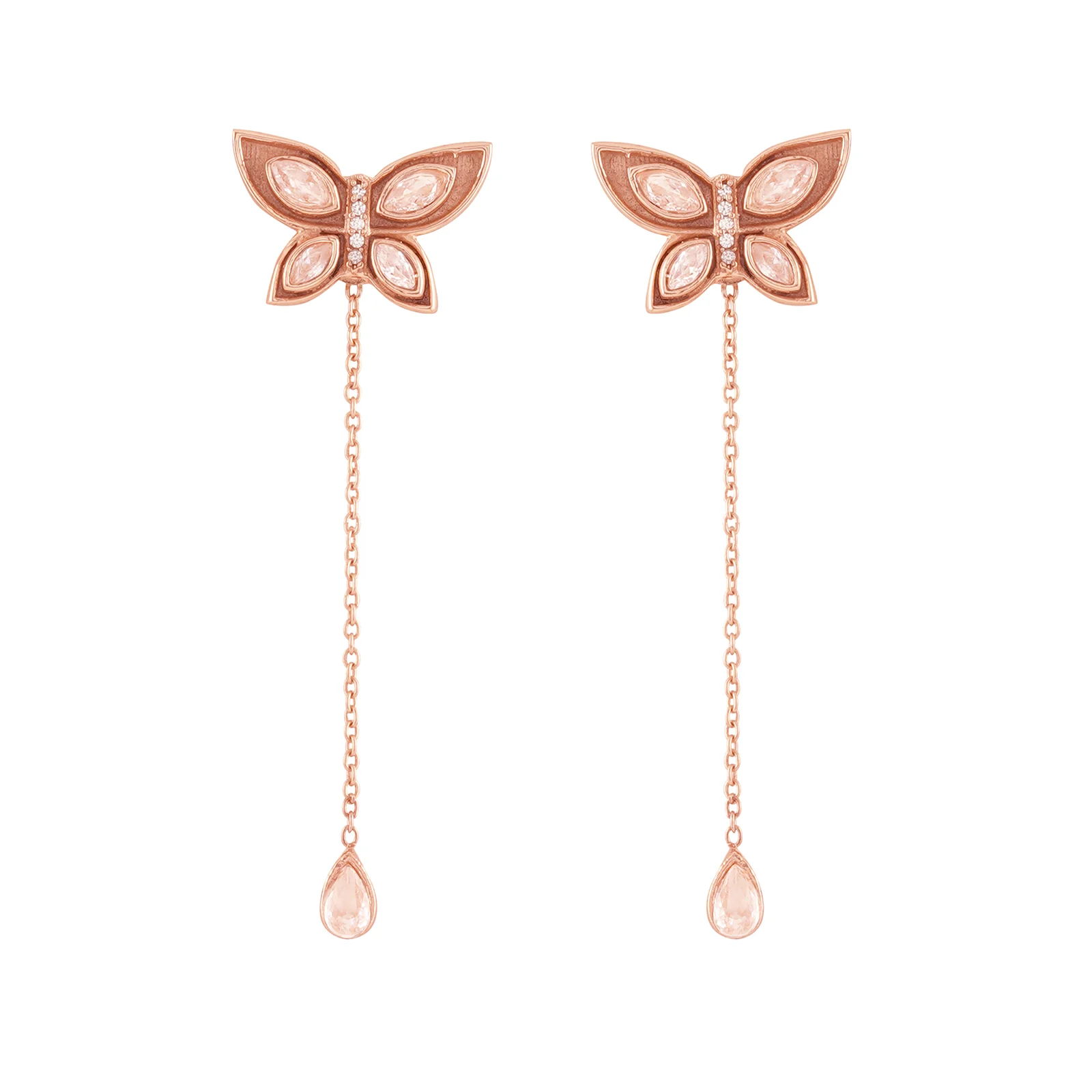 Annabella Rosegold Earring - Image 4