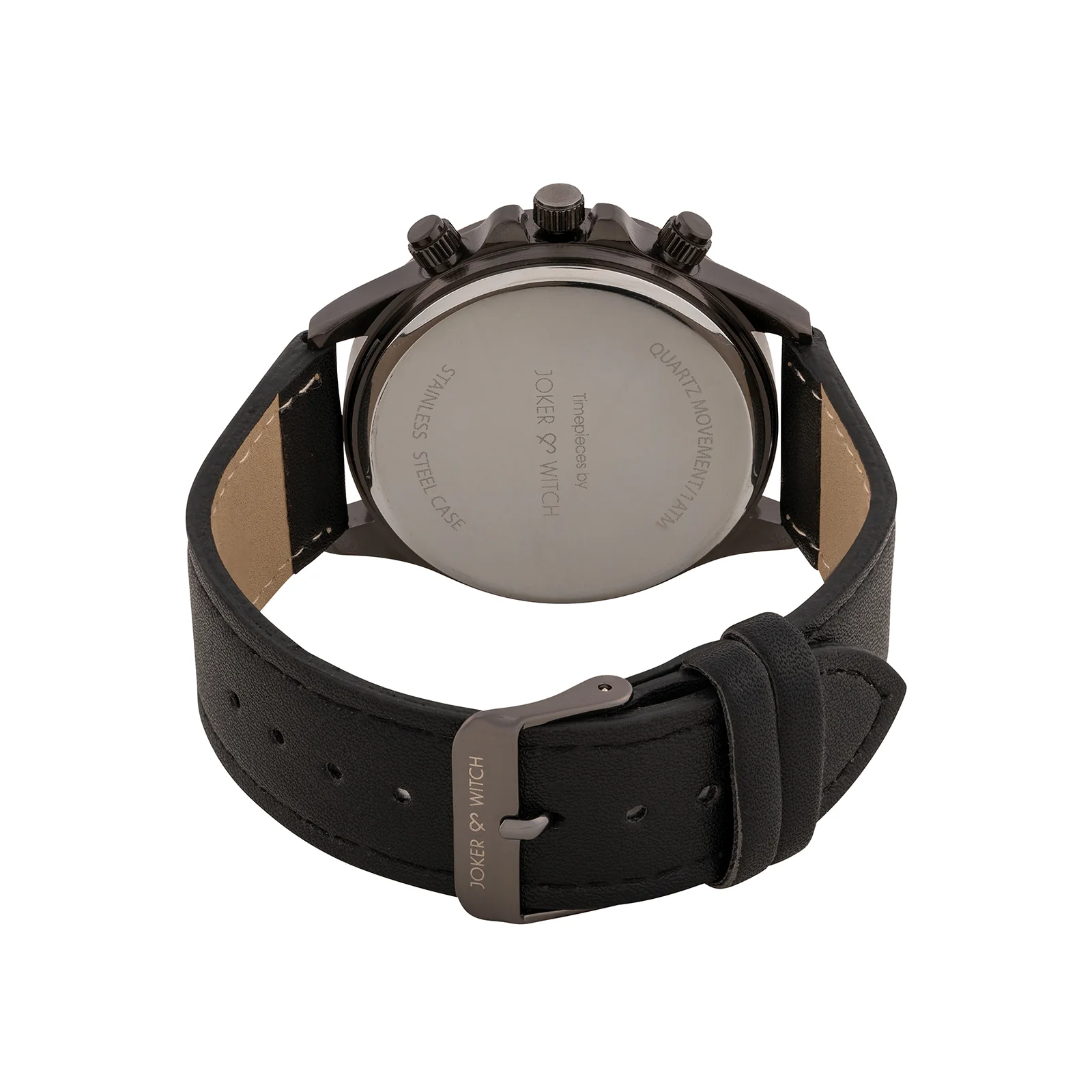 Apex Rose Gold Large Dial Black Silicone Strap Men's Watch - Image 6