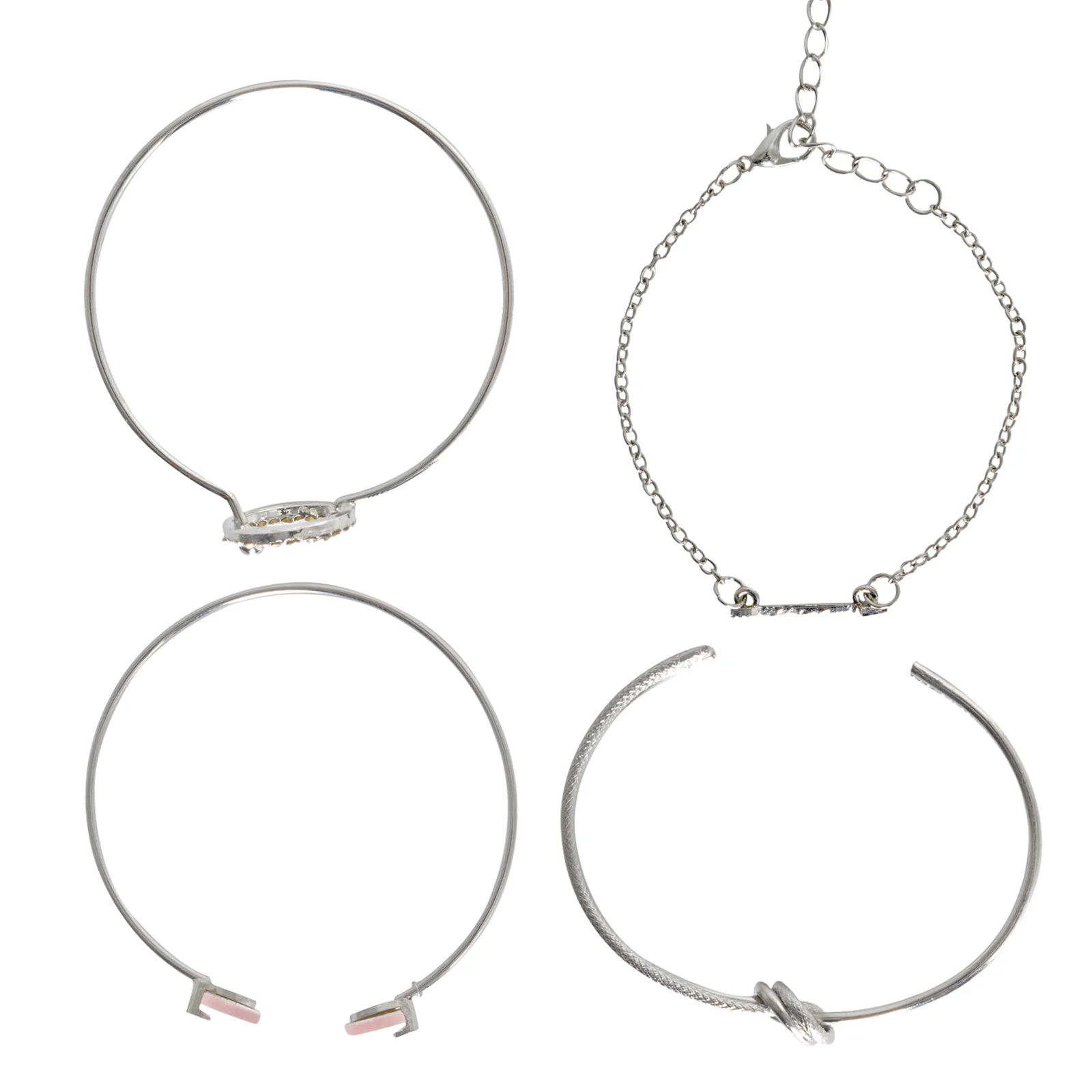 Apollo Silver Set of 4 Bracelets - Image 4