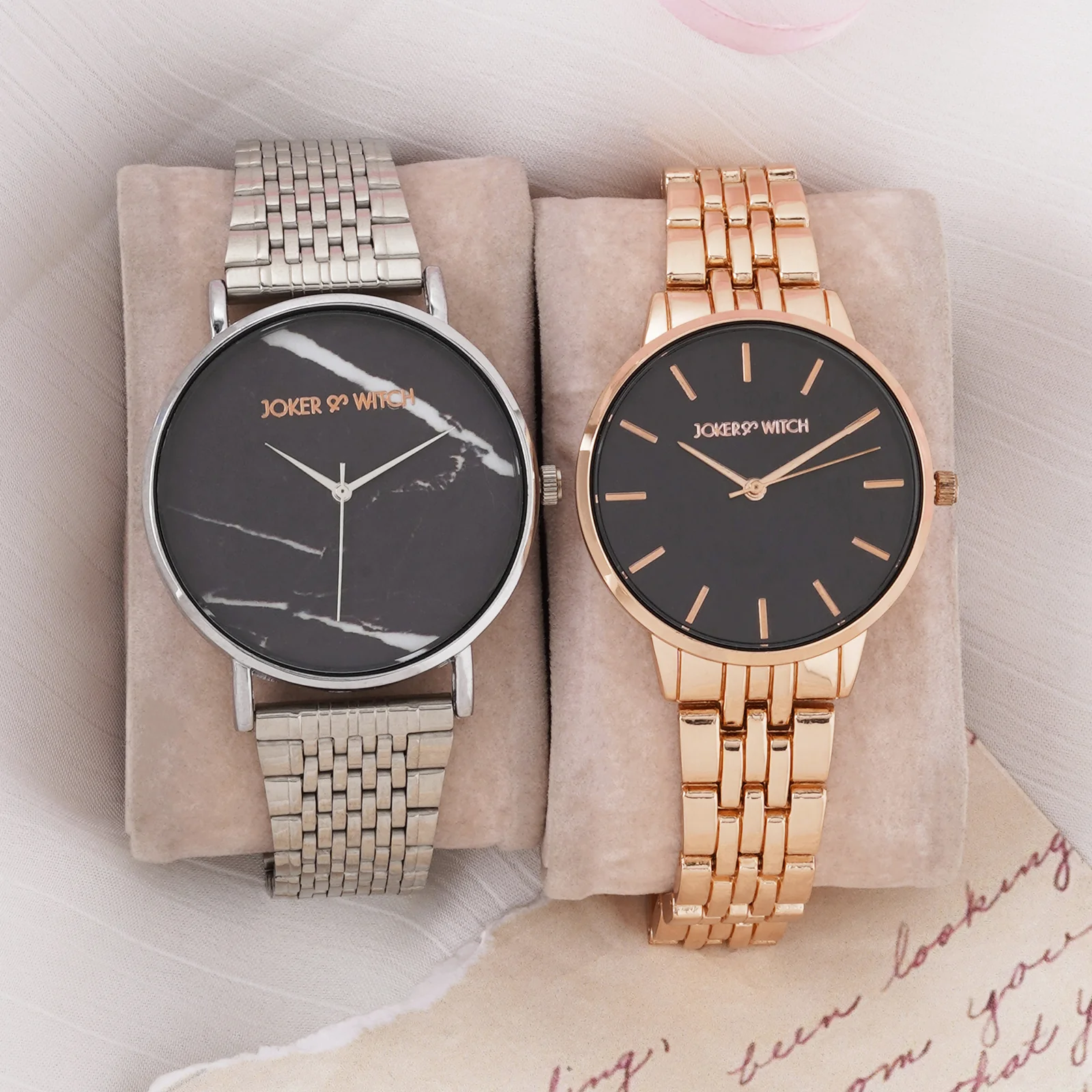 Apple & Pecan Couple Watches - Image 2