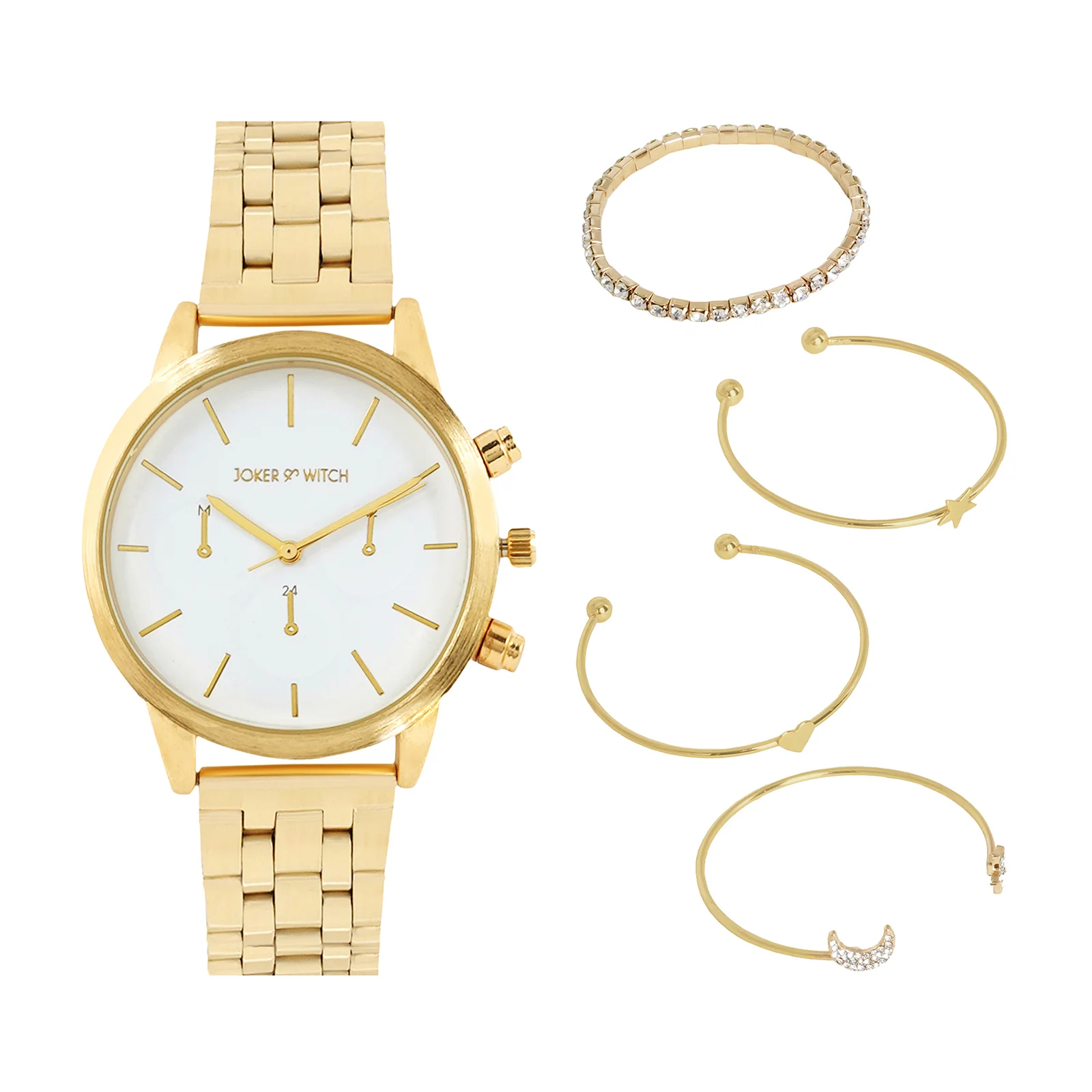 Aramina Gold Watch Bracelet Stack - Image 2