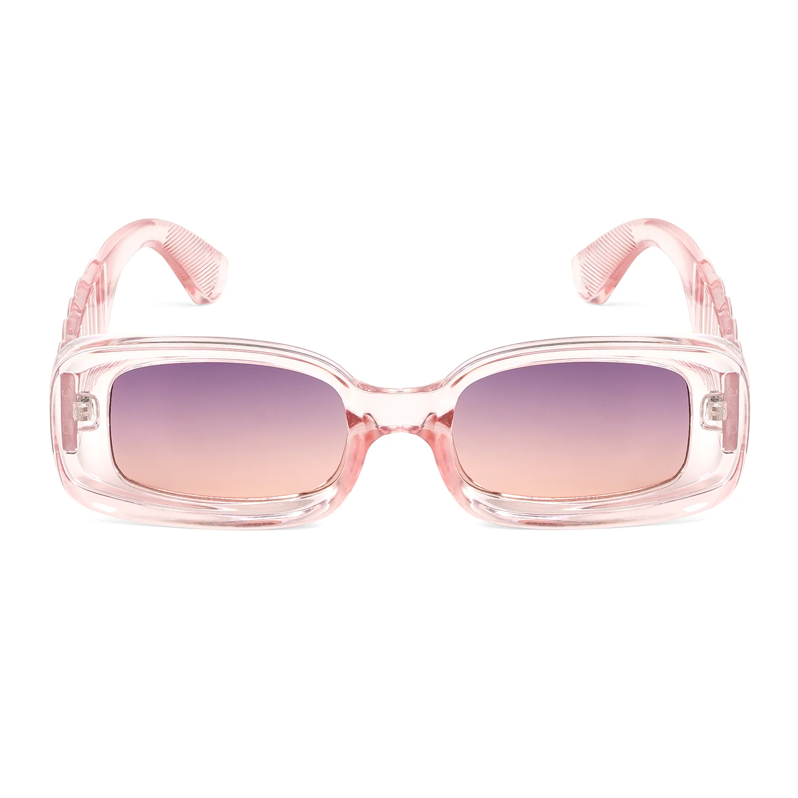 Arcadia Rectangular Pink Sunglasses - Image 2