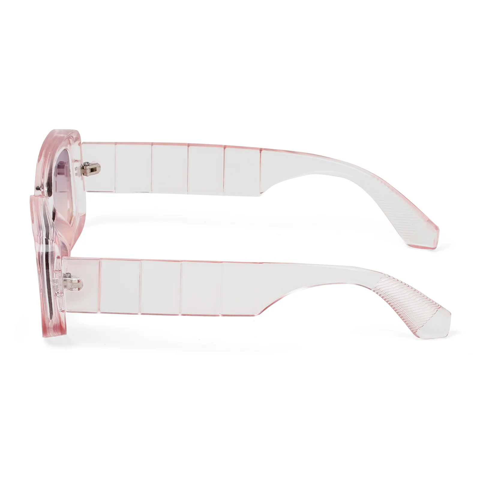 Arcadia Rectangular Pink Sunglasses - Image 4