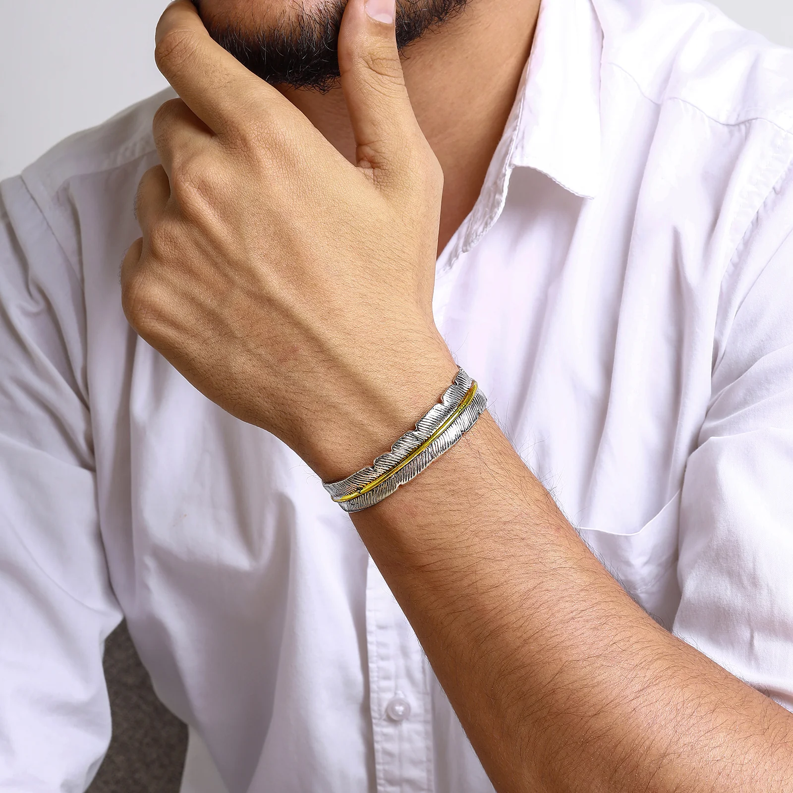 Ares Dual Tone Bracelet - Image 2