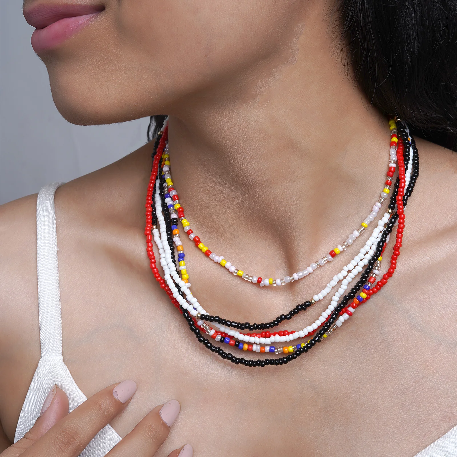 Arethusa Multicolour  Necklace Set - Image 2