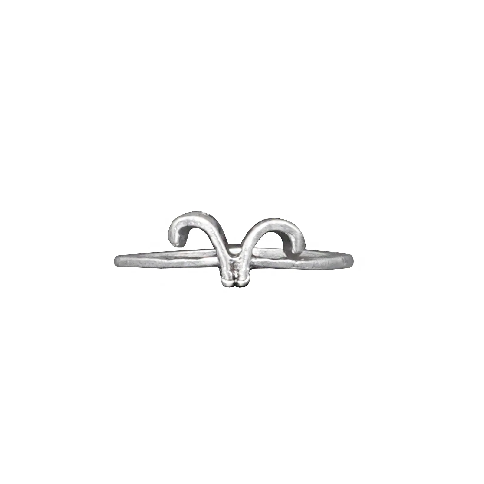 Aries Zodiac Silver Ring - Image 3
