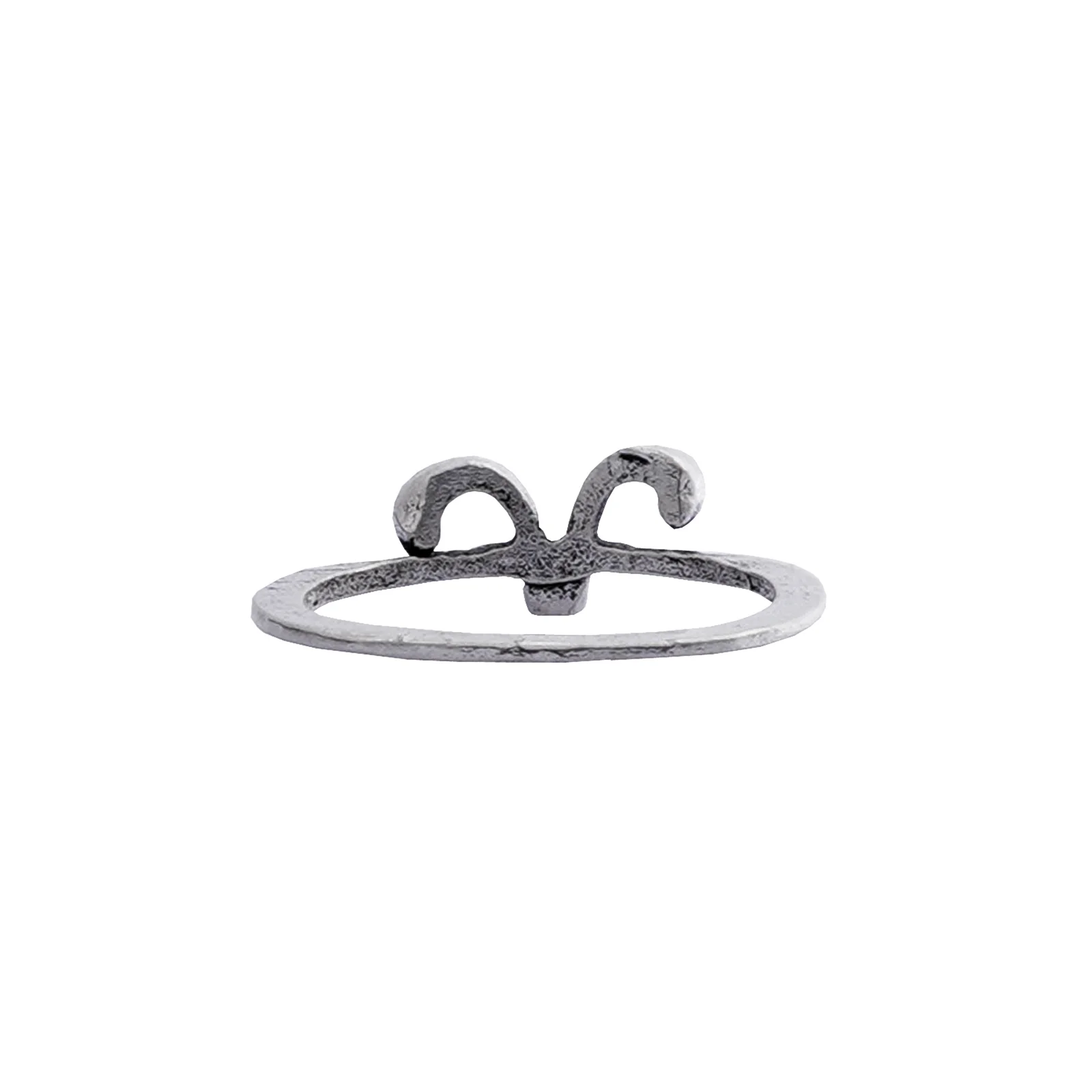Aries Zodiac Silver Ring - Image 4