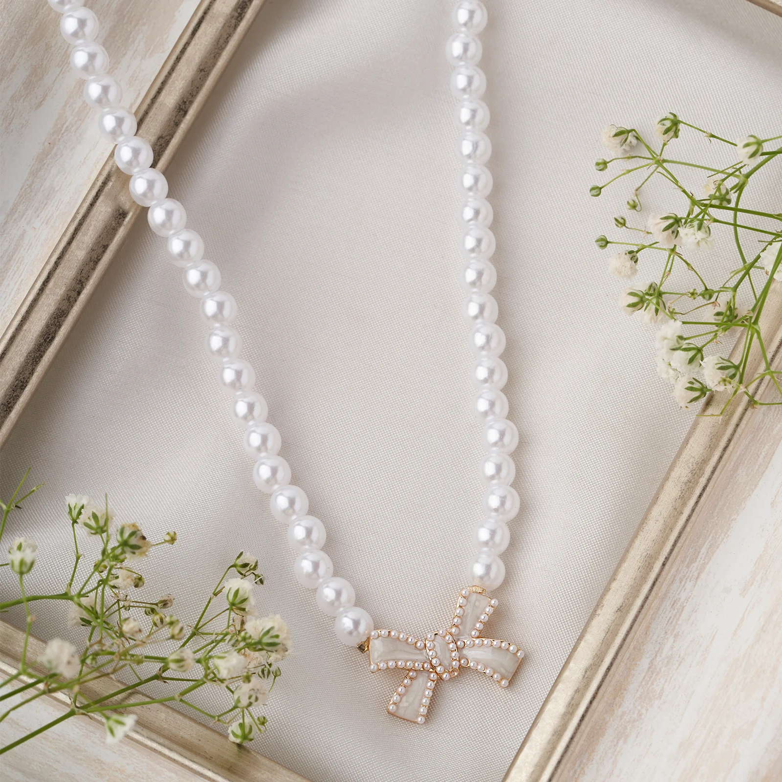 Arlette Bow Style Necklace - Image 2