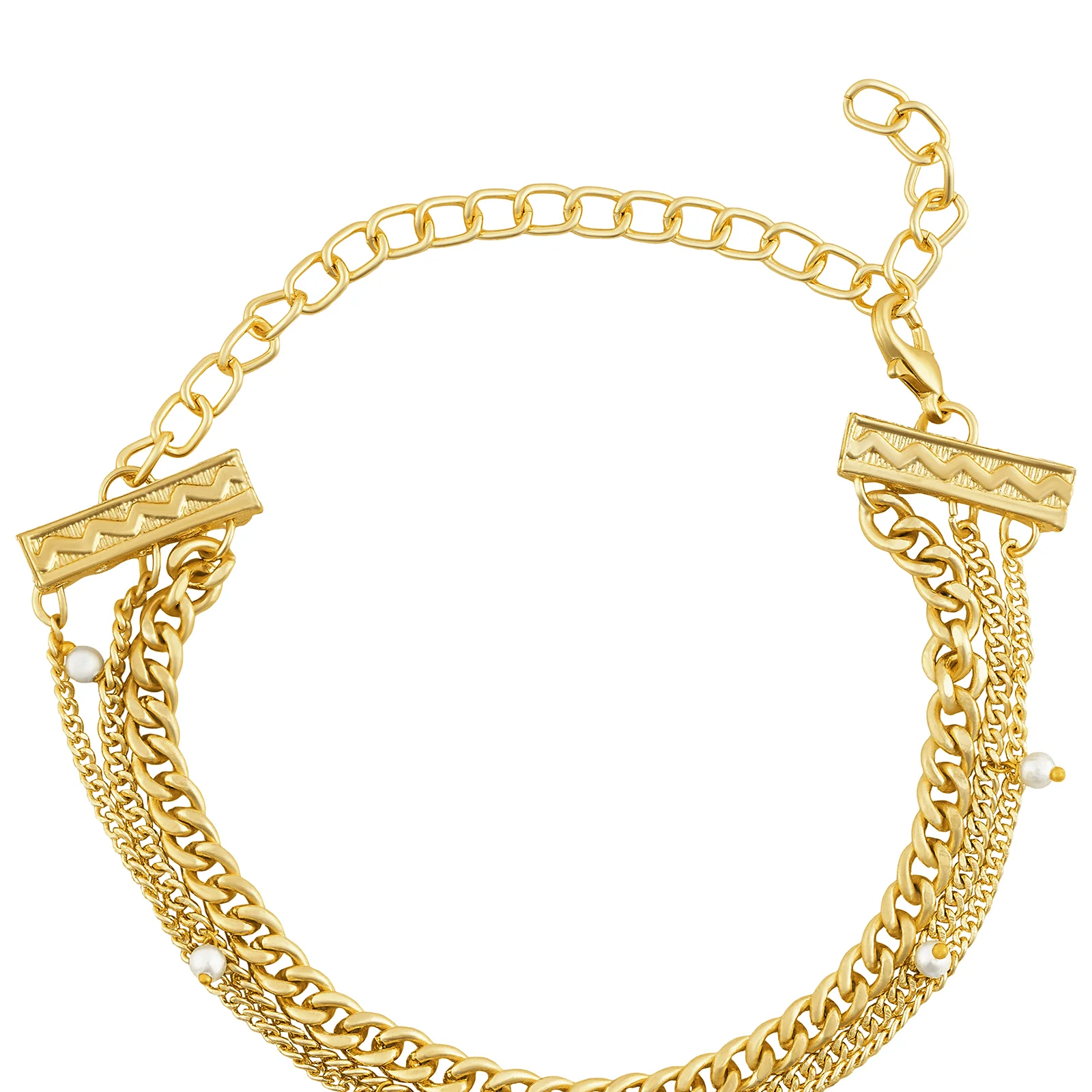 Astraia Monogram Gold Bracelet - Image 4