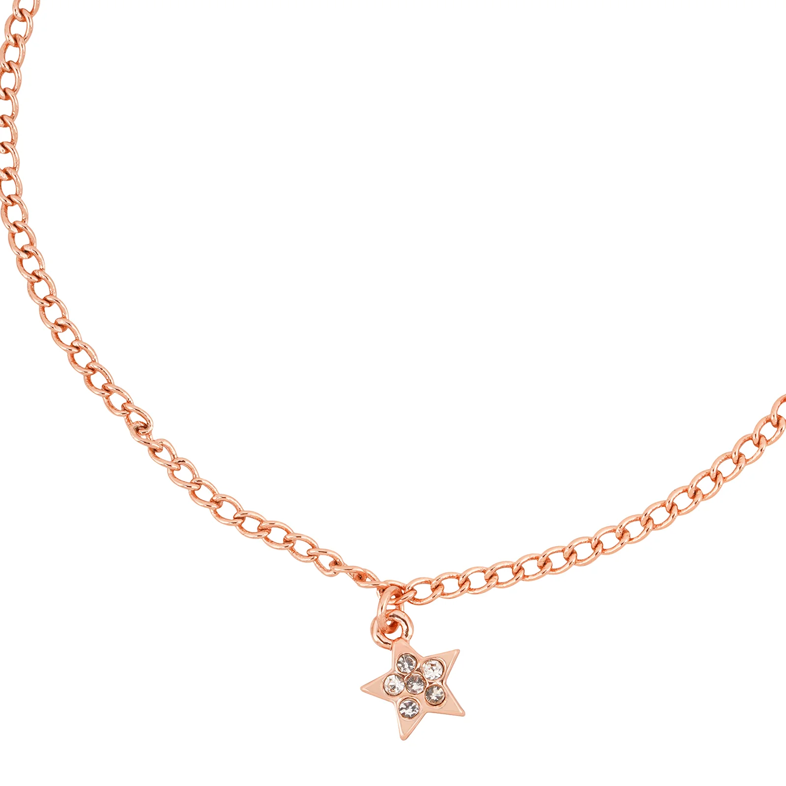 Astral Rhinestone Rose Gold Bracelet Charm - Image 4