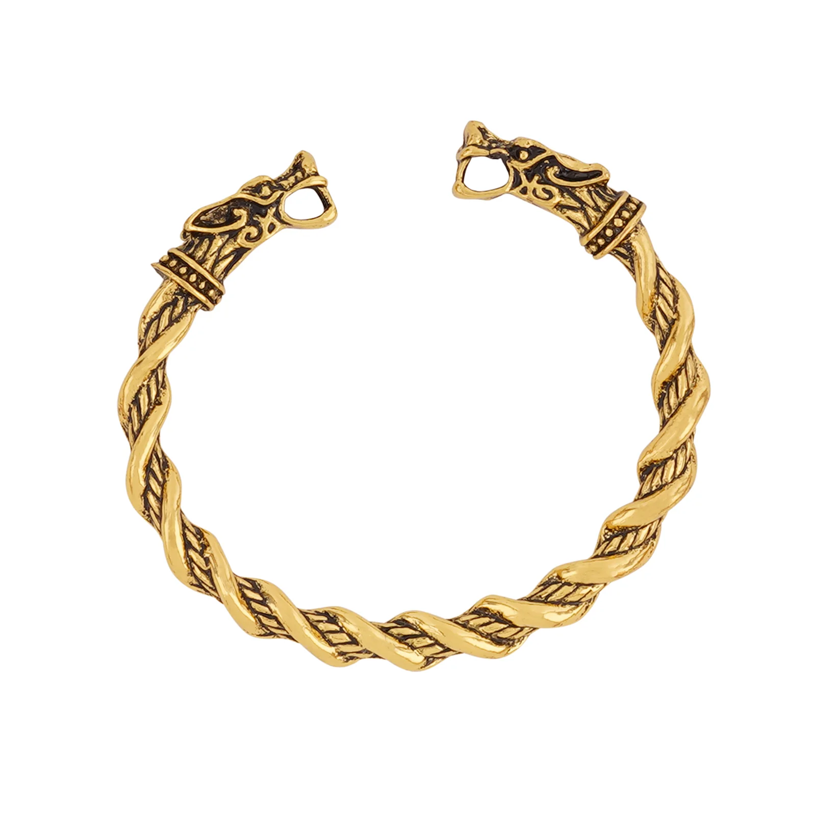 Atlas Gold Dragon Head Bracelet - Image 3