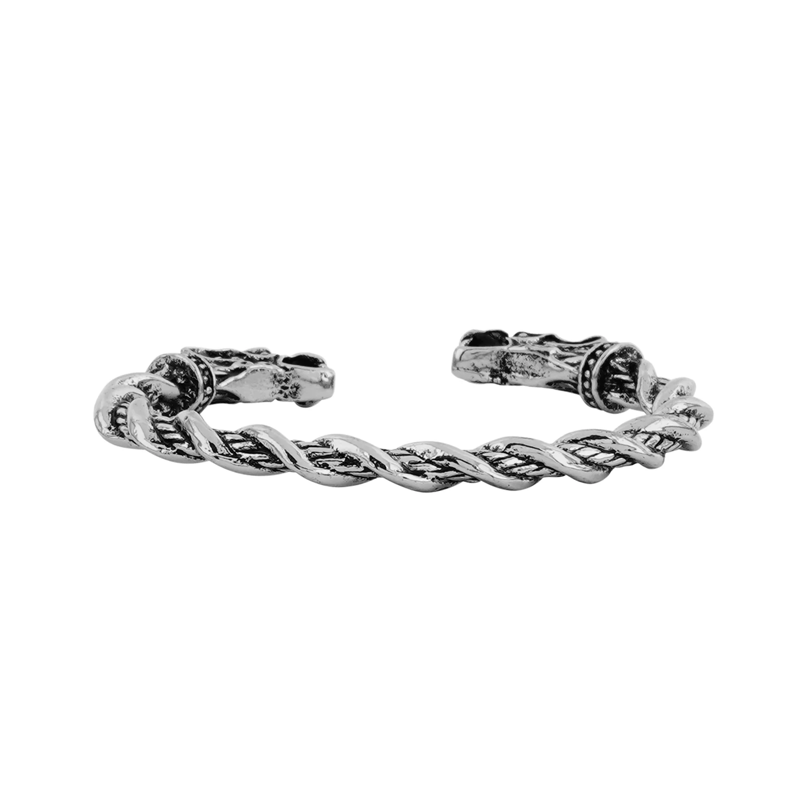 Atlas Silver Dragon Head Bracelet - Image 5